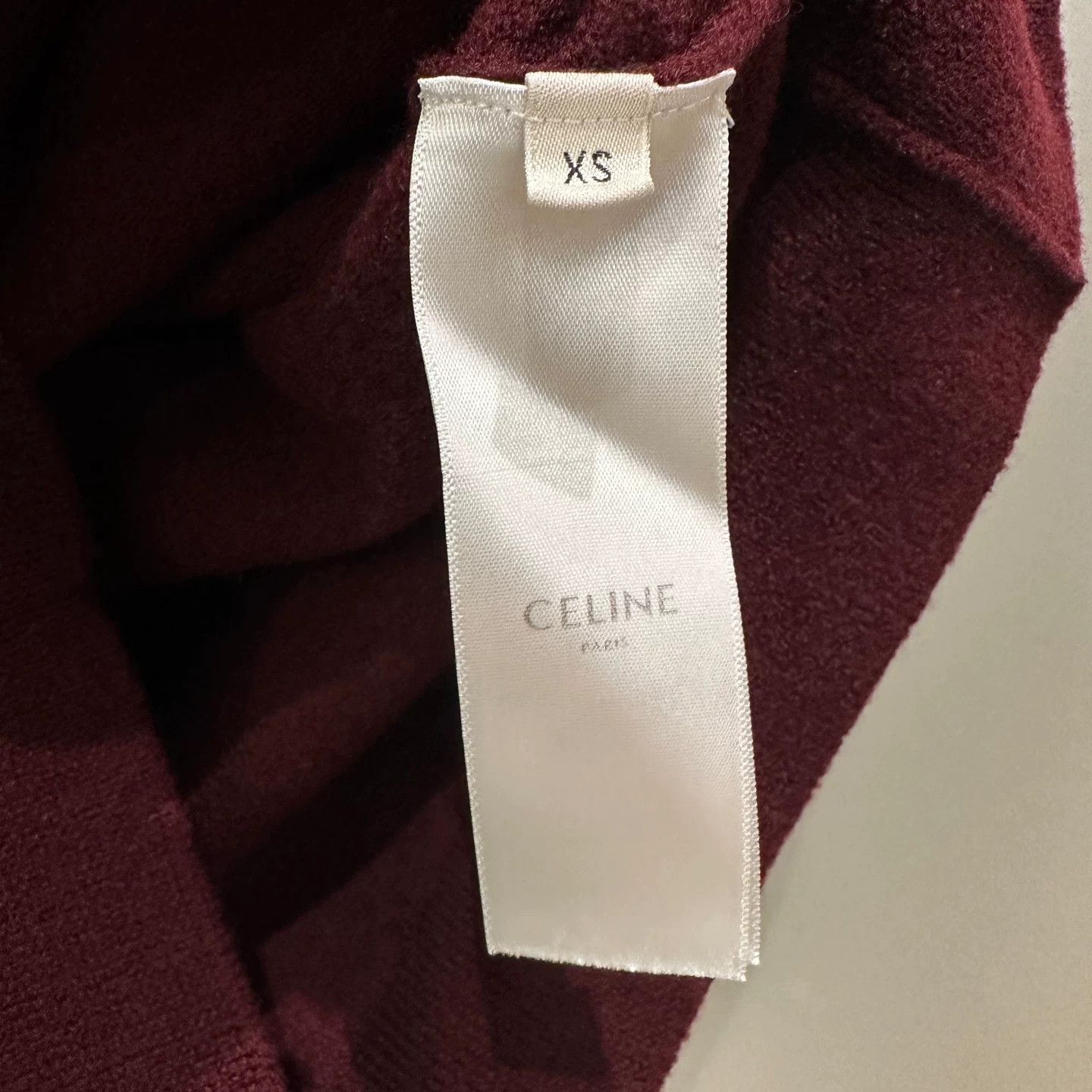 Celine Celine Wool Embroidered T-Shirt XS Women Size XS / US 0-2 / IT 36-38 - 4 Thumbnail