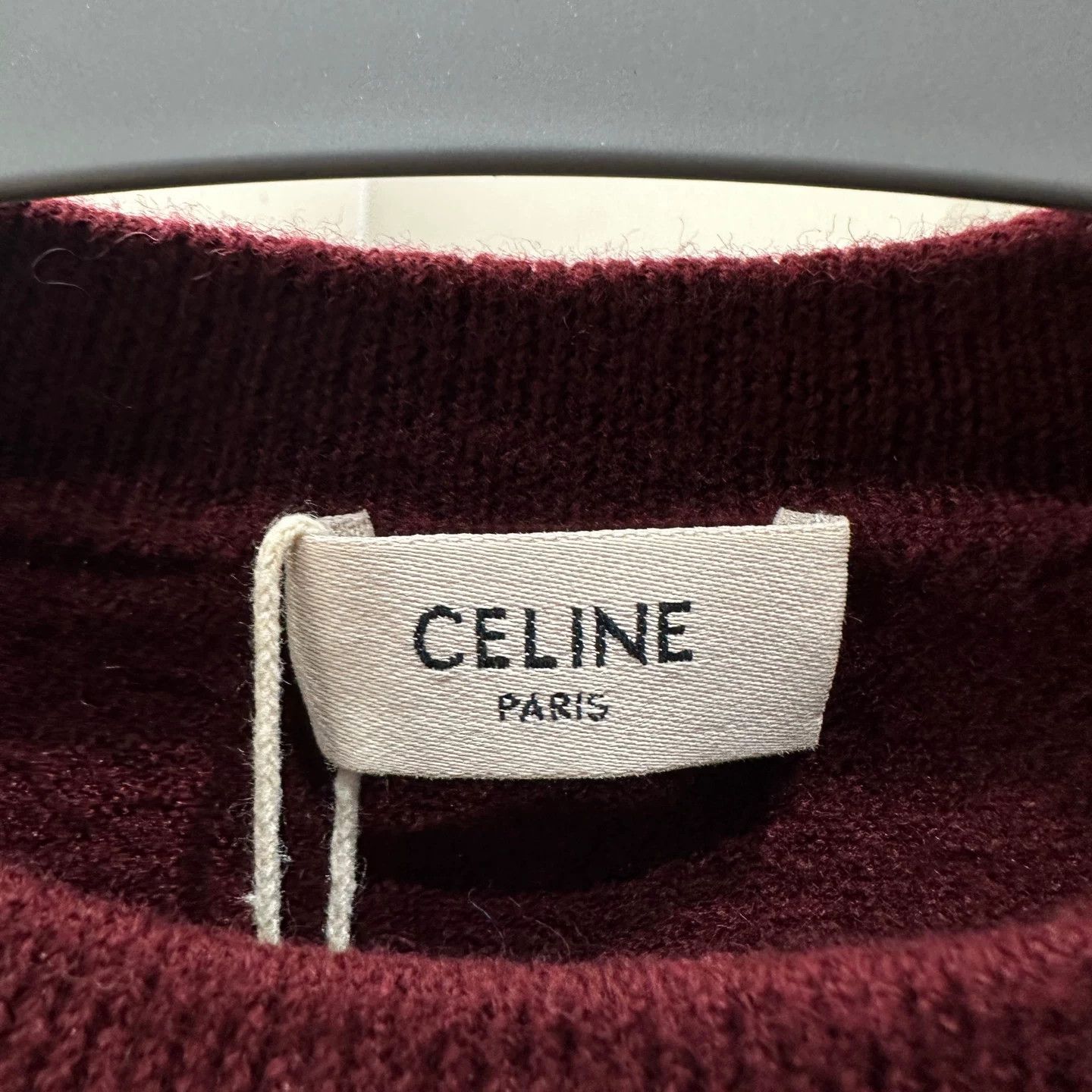 Celine Celine Wool Embroidered T-Shirt XS Women Size XS / US 0-2 / IT 36-38 - 3 Thumbnail