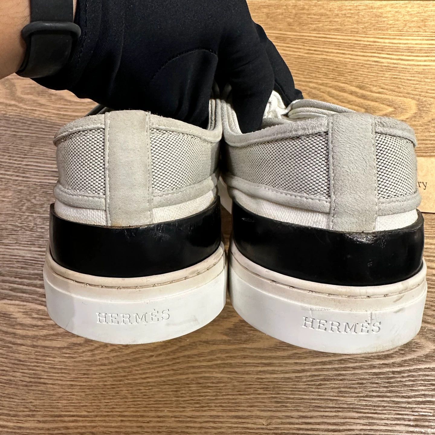 Hermes Hermes Canvas Lowtop Sneakers 9 Men Size US 9 / EU 42 - 5 Thumbnail