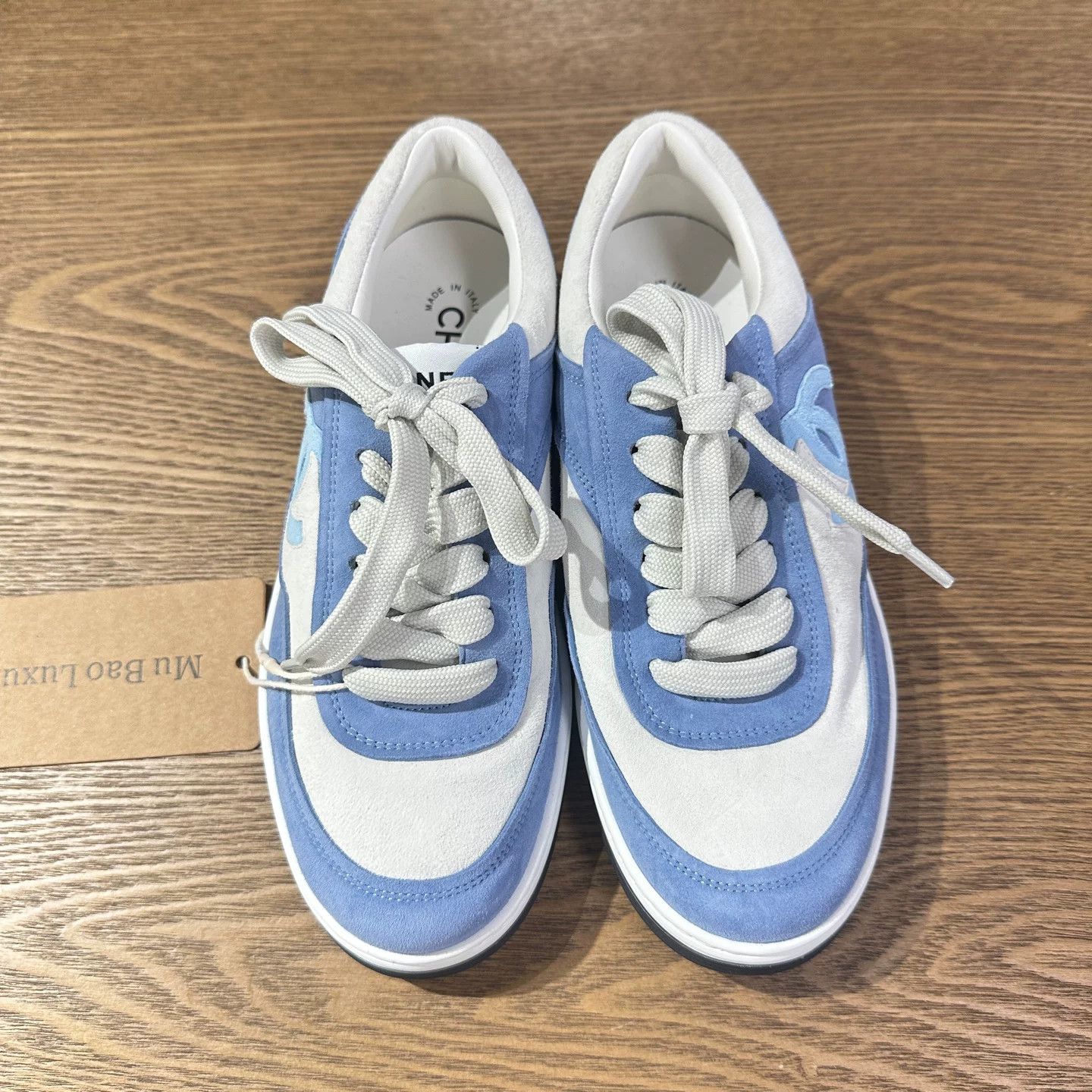 Chanel Chanel Retro Blue Lowtop Sneakers 5.5 Men Size US 5.5 / EU 38 - 2 Thumbnail