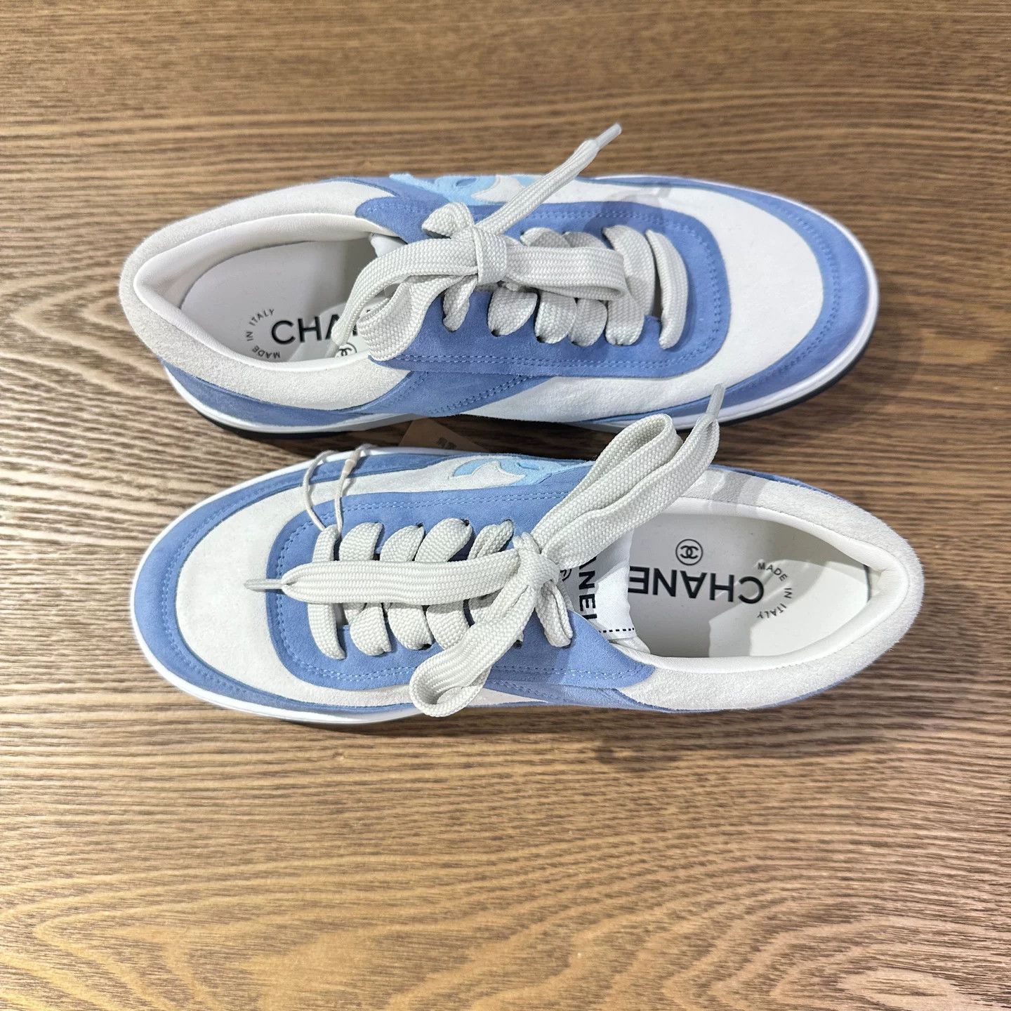 Chanel Chanel Retro Blue Lowtop Sneakers 5.5 Men Size US 5.5 / EU 38 - 3 Thumbnail