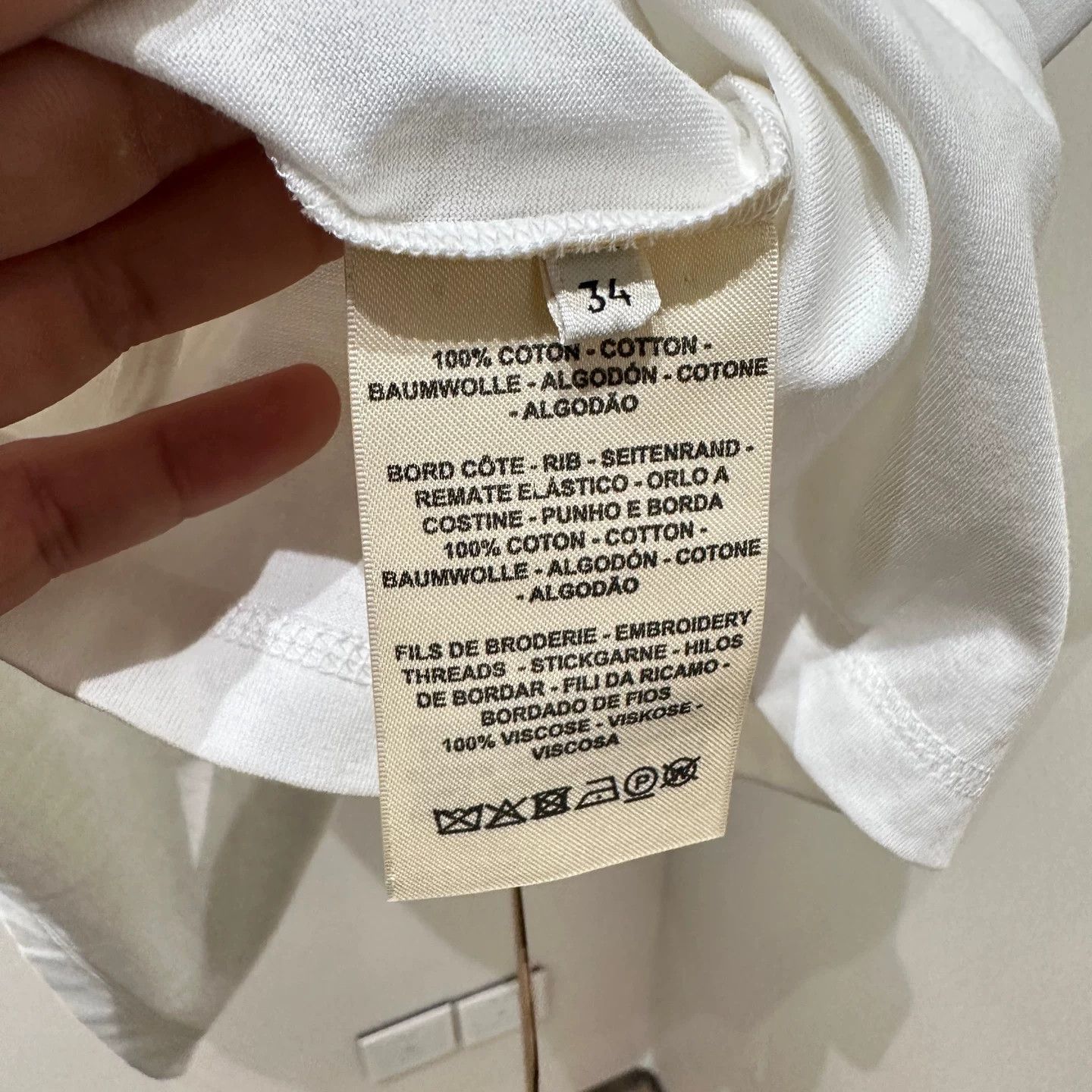 Hermes Hermes Embroidered T-Shirt xxs Men Size US XXS / EU 40 - 4 Thumbnail