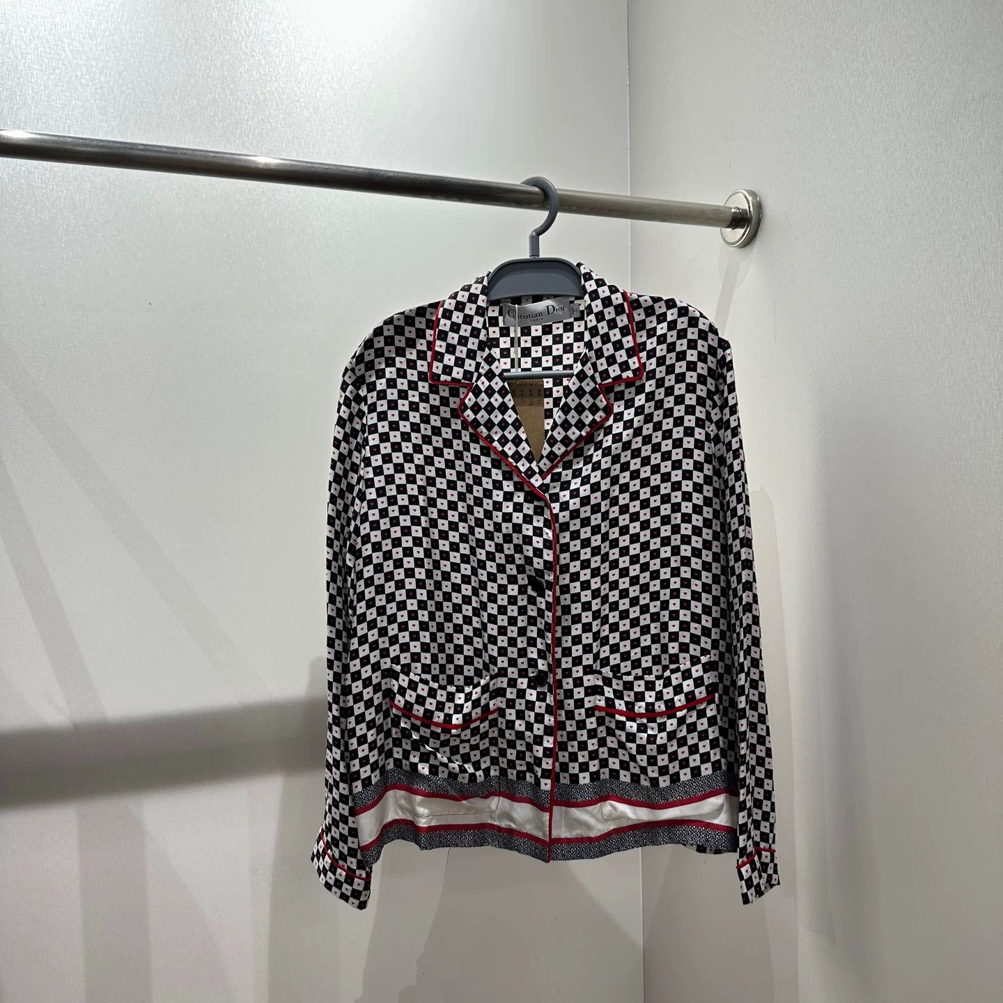 Dior Dior Checkered T-Shirt it_38 Women Size XS / US 0-2 / IT 36-38 - 2 Thumbnail