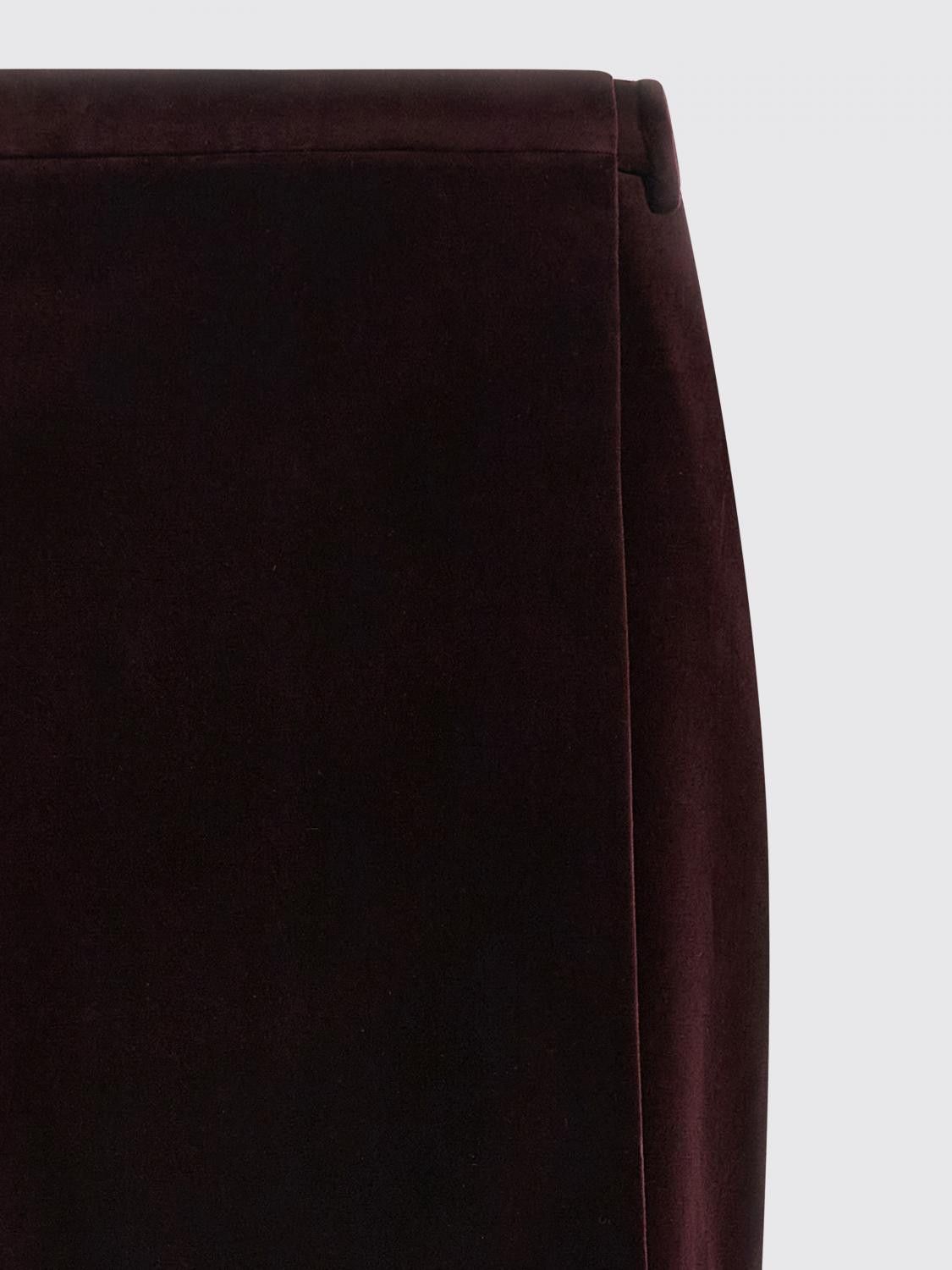 Saint Laurent Paris Saint Laurent Skirt Woman Burgundy Size 27" / US 4 / IT 40 - 3 Thumbnail