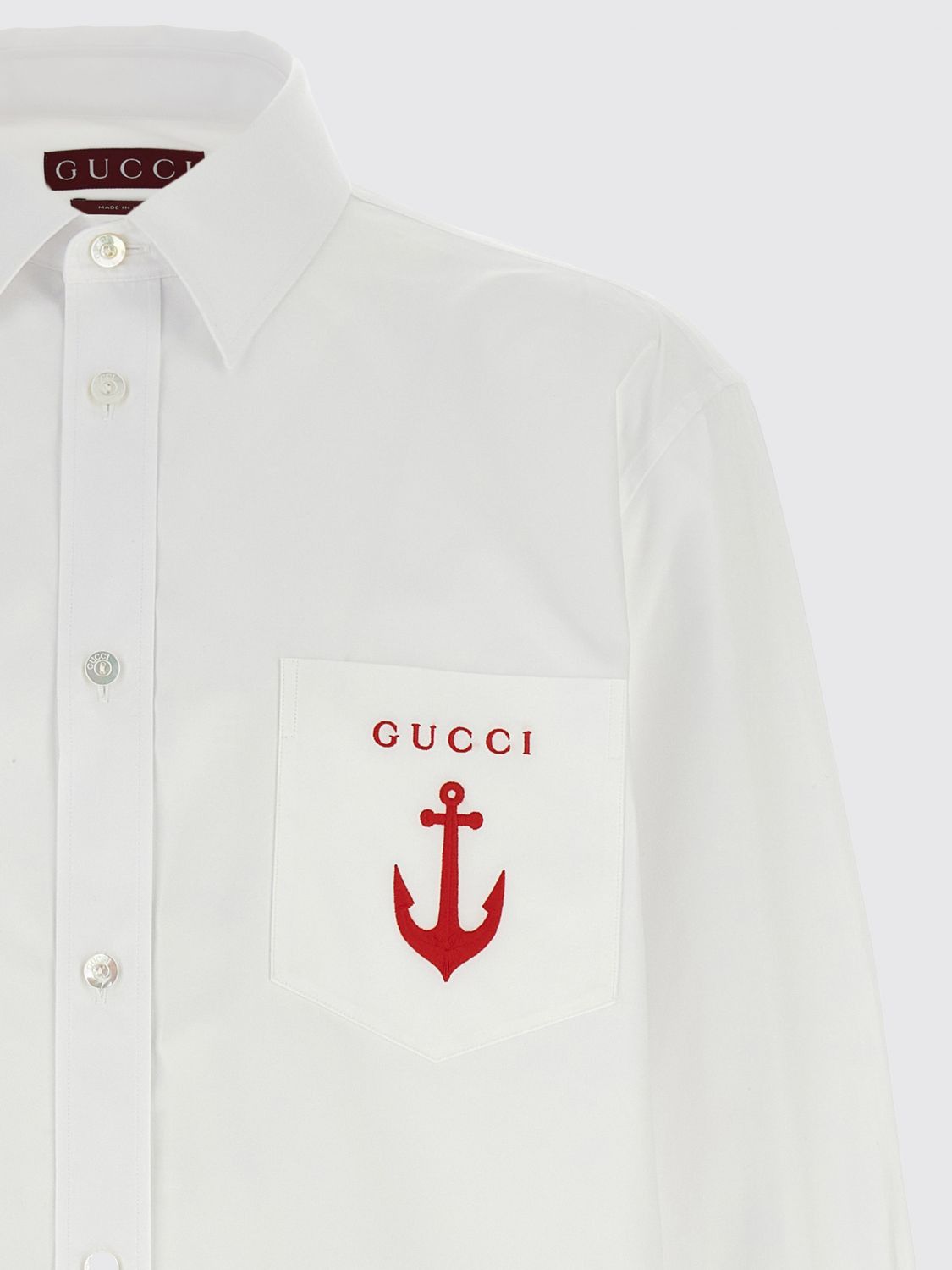 Gucci Gucci Shirt Men White Size US M / EU 48-50 / 2 - 3 Thumbnail