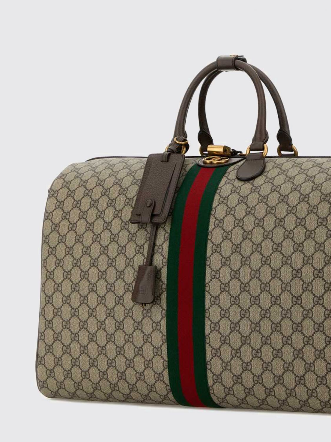 Gucci Gucci Travel Bag Men Beige Size ONE SIZE - 3 Thumbnail