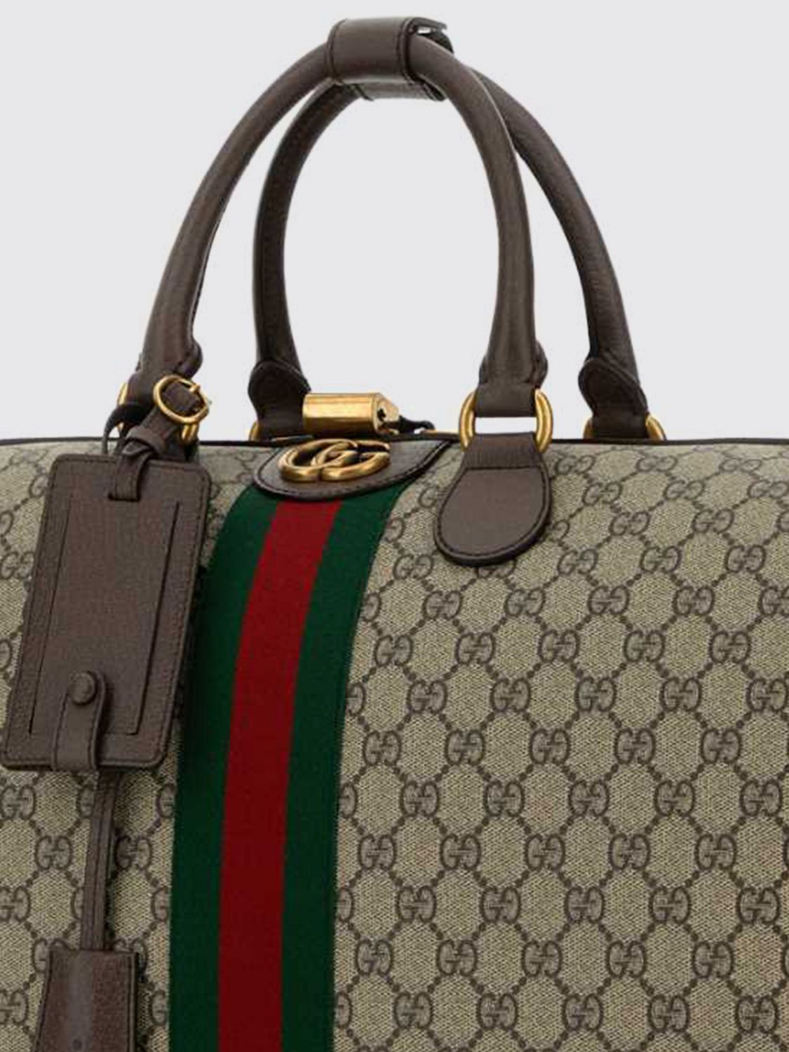 Gucci Gucci Travel Bag Men Beige Size ONE SIZE - 3 Thumbnail