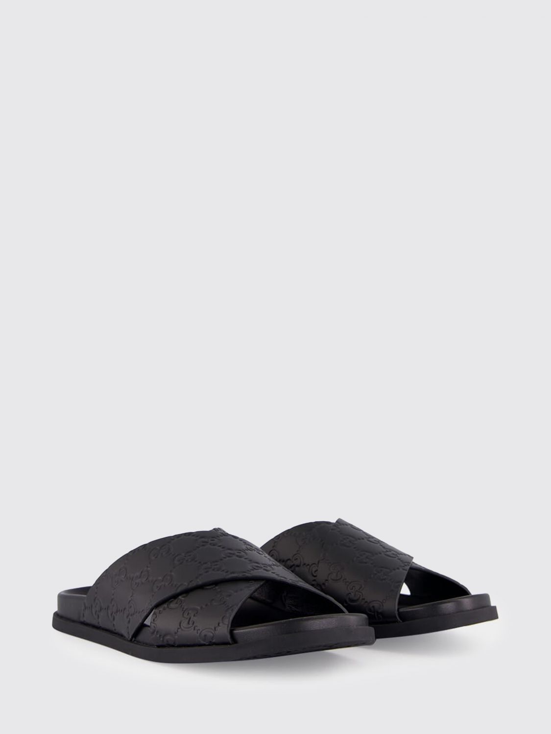Gucci Gucci Sandals Men Black Size US 12 / EU 45 - 2 Thumbnail