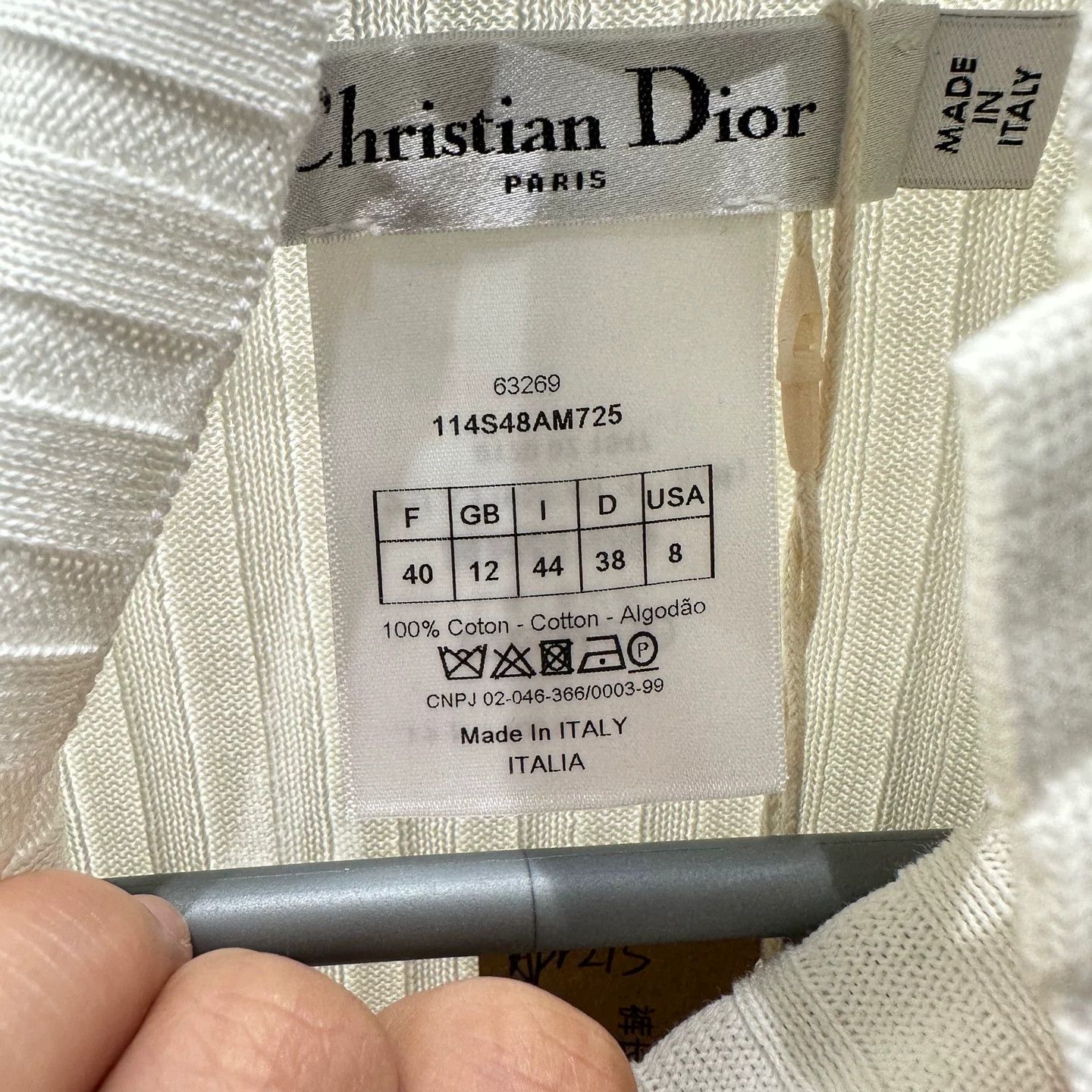 Dior Dior T-Shirt it_40 Women Size S / US 4 / IT 40 - 4 Thumbnail