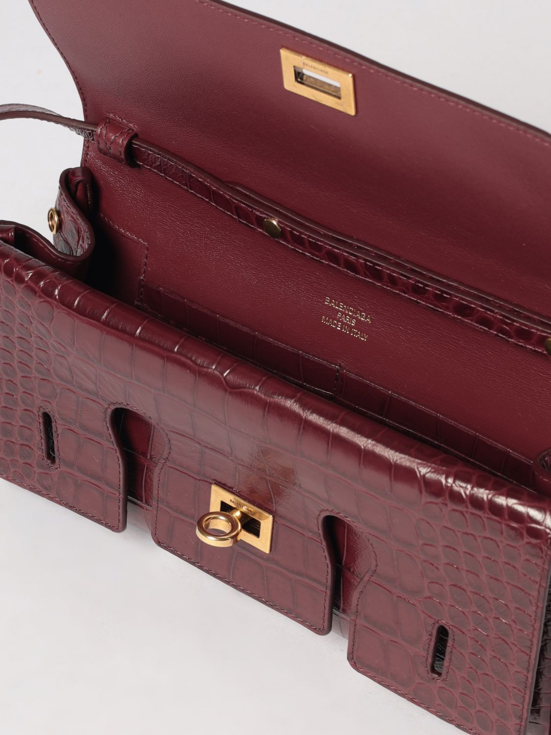 Balenciaga Balenciaga Clutch Woman Burgundy Size ONE SIZE - 4 Thumbnail