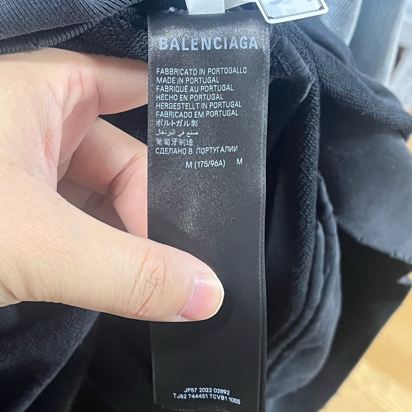 Balenciaga Balenciaga Masking Tape Logo Zip Hoodie Size M Size US M / EU 48-50 / 2 - 4 Thumbnail