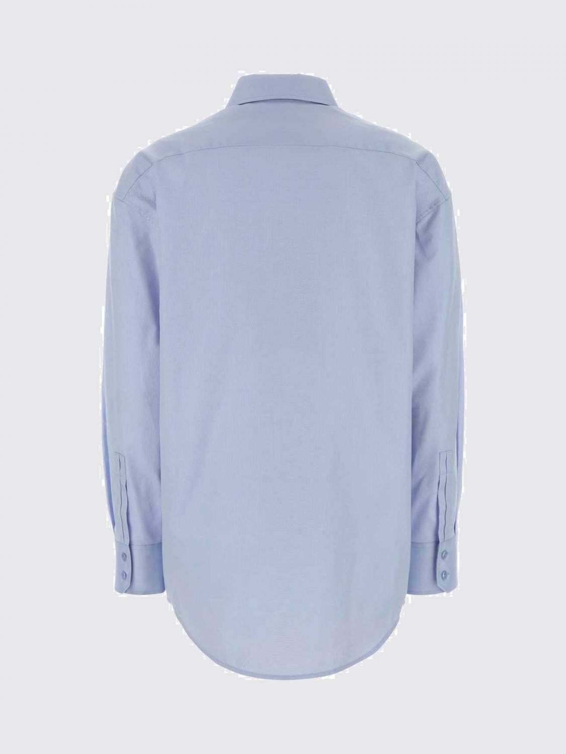 Saint Laurent Paris Saint Laurent Shirt Woman Blue Size S / US 4 / IT 40 - 3 Thumbnail