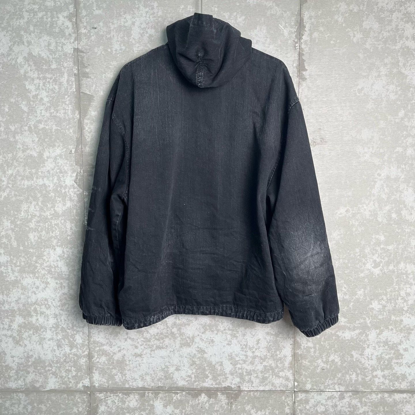 Balenciaga Balenciaga Distressed Denim Hooded Jacket XS Size US XS / EU 42 / 0 - 6 Thumbnail