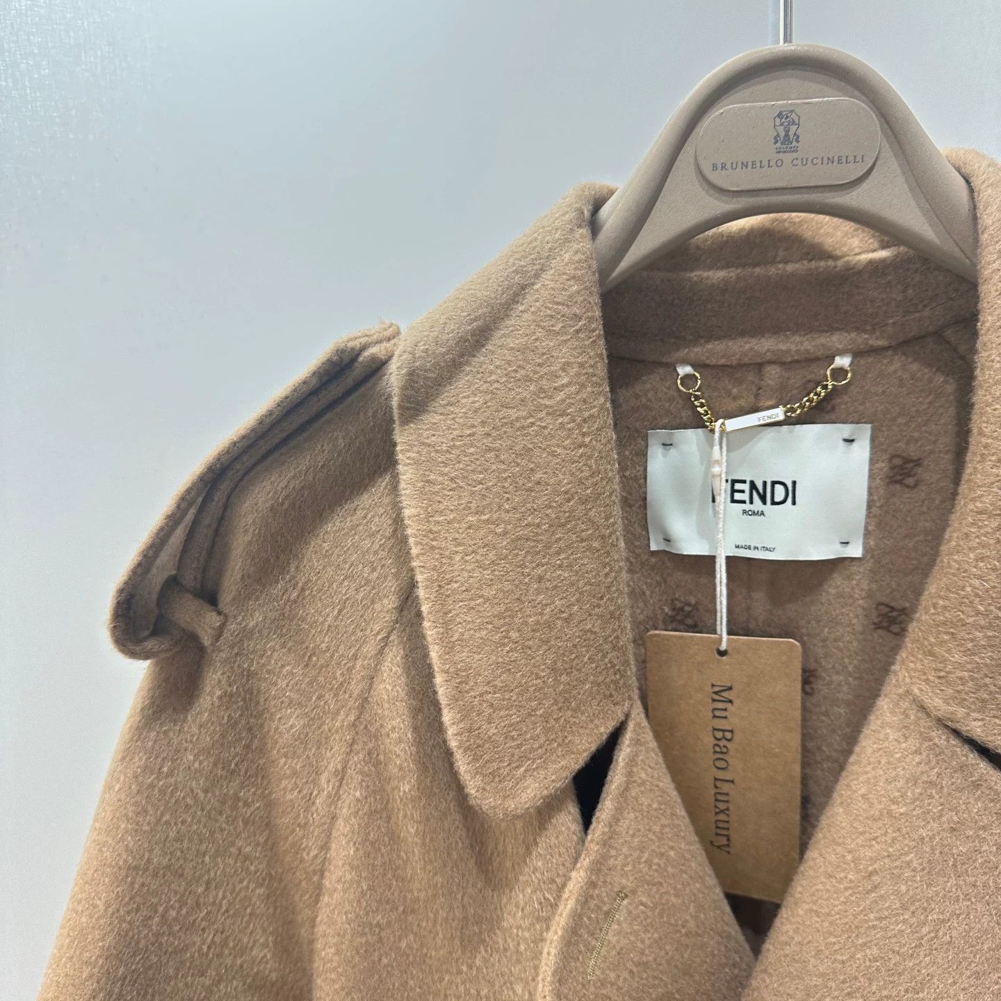 Fendi Fendi Long Brown T-Shirt it_42 Women Size M / US 6-8 / IT 42-44 - 5 Thumbnail
