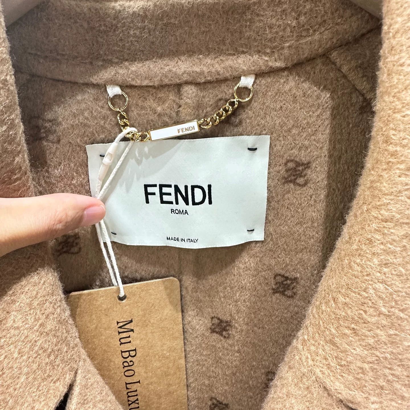 Fendi Fendi Long Brown T-Shirt it_42 Women Size M / US 6-8 / IT 42-44 - 6 Thumbnail
