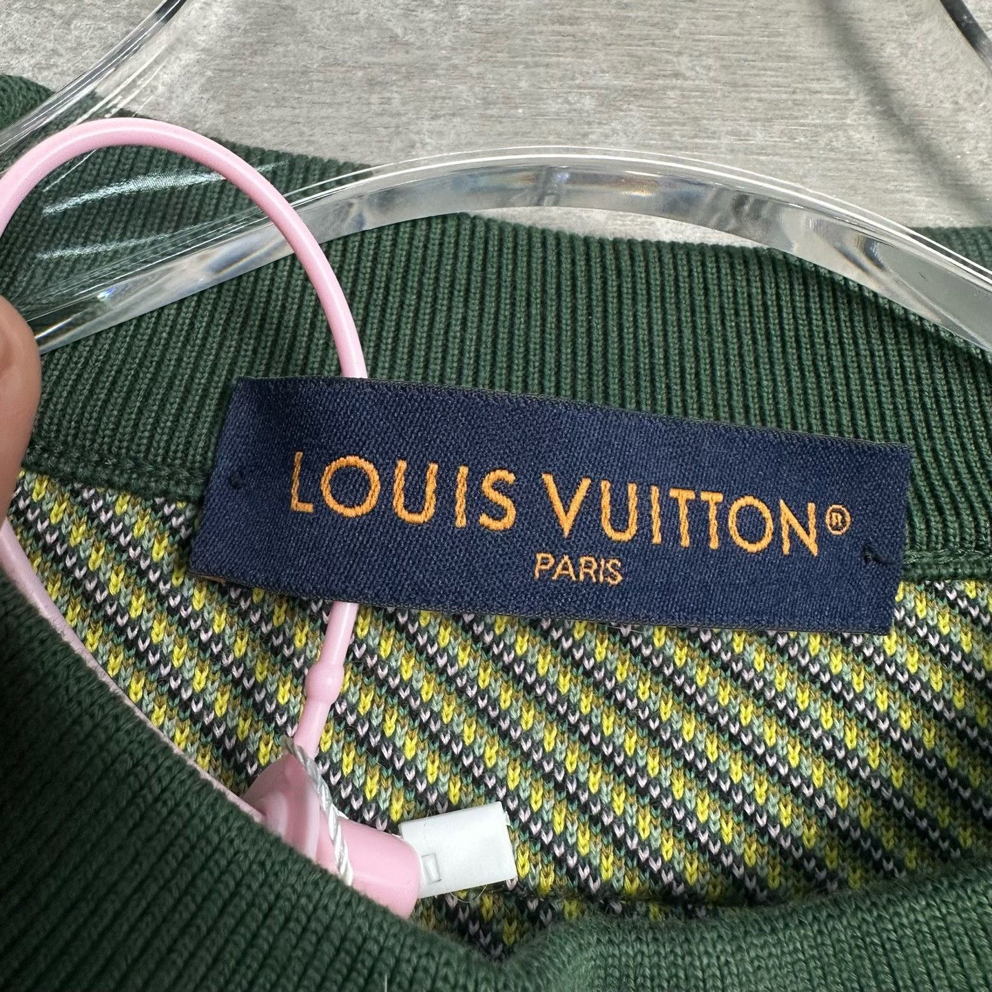 Louis Vuitton Louis Vuitton Green Pixel Dinosaur Sweater Size M Size US M / EU 48-50 / 2 - 3 Thumbnail