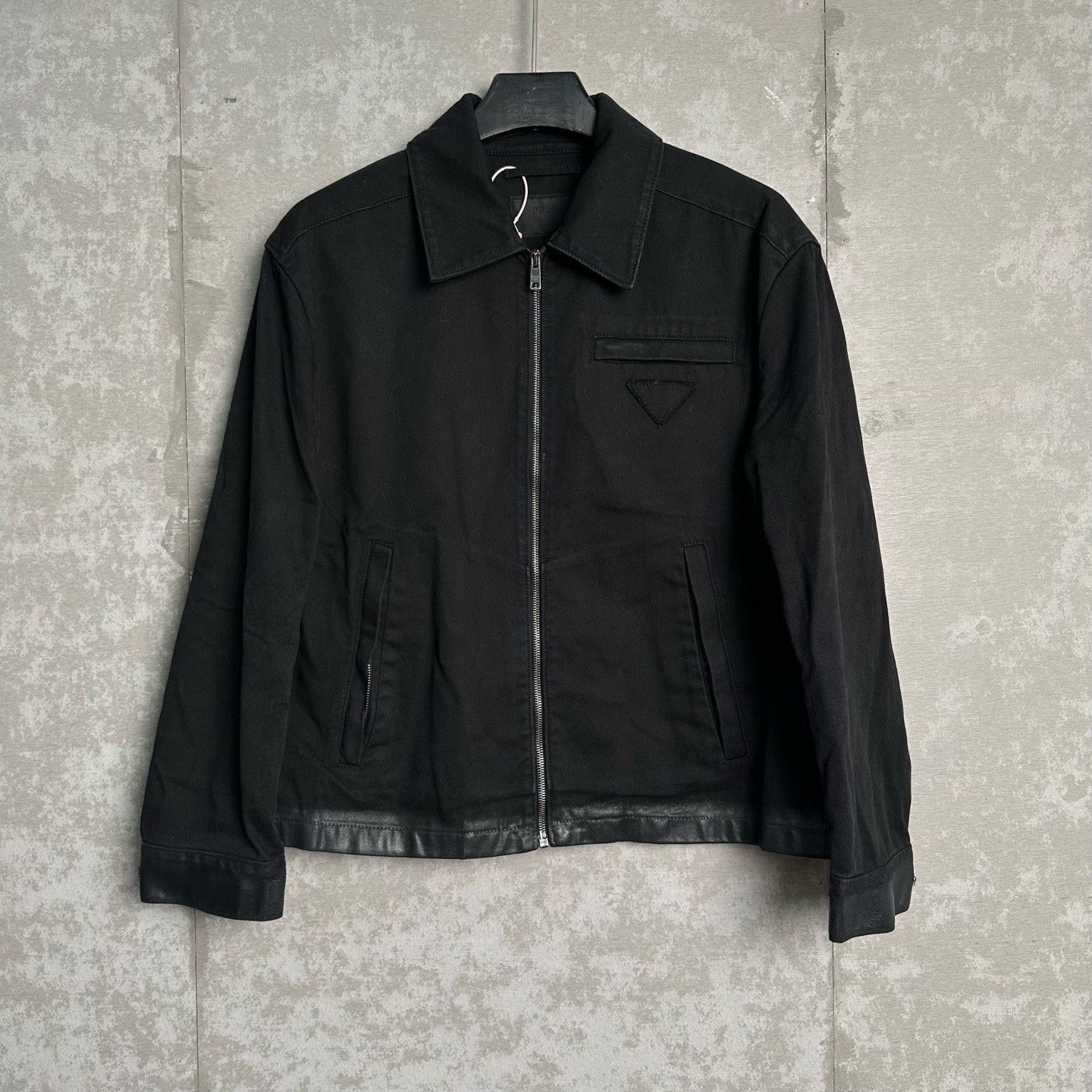 Prada Prada Leather Trim Work Jacket 52 Size US L / EU 52-54 / 3 - 2 Thumbnail