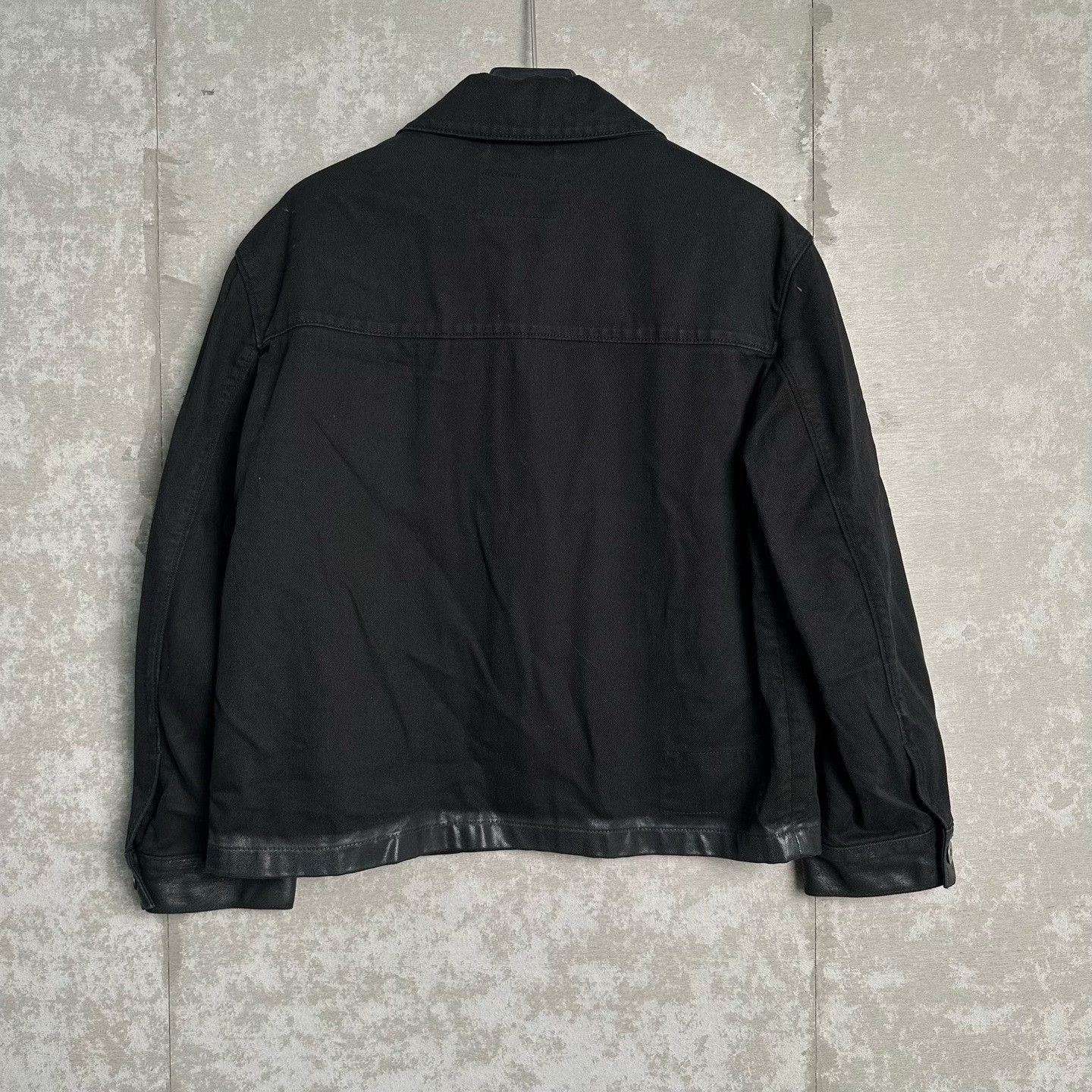 Prada Prada Leather Trim Work Jacket 52 Size US L / EU 52-54 / 3 - 5 Thumbnail