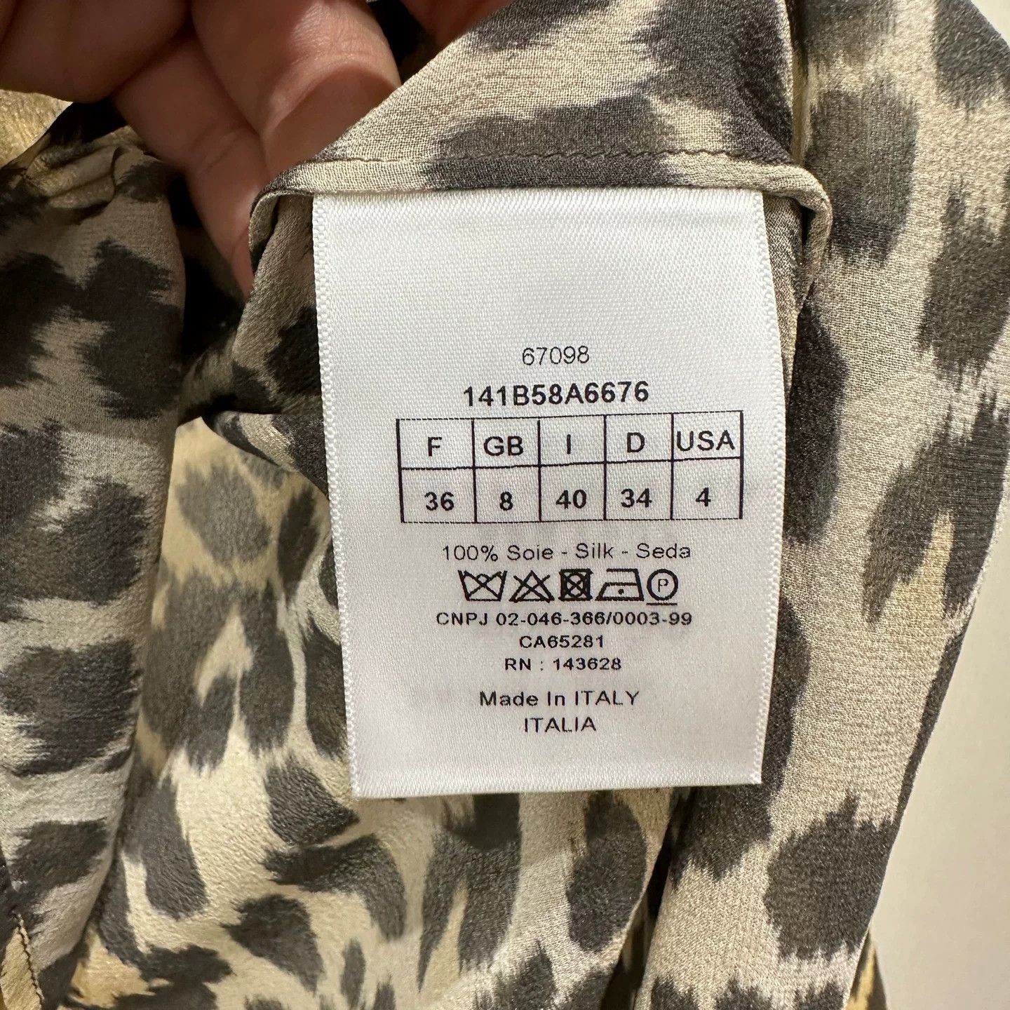 Dior Dior Animal Print T-Shirt it_36 Women Size XS / US 0-2 / IT 36-38 - 4 Thumbnail