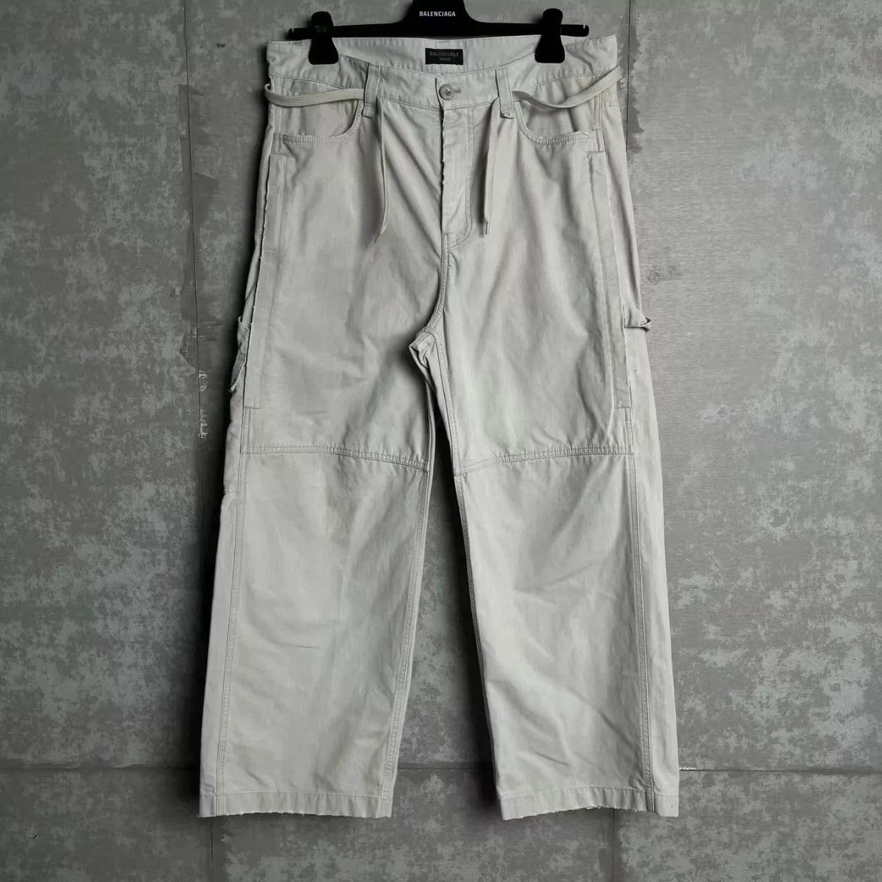 Balenciaga Balenciaga Drawstring Cargo Pants M Size US 32 / EU 48 - 2 Thumbnail