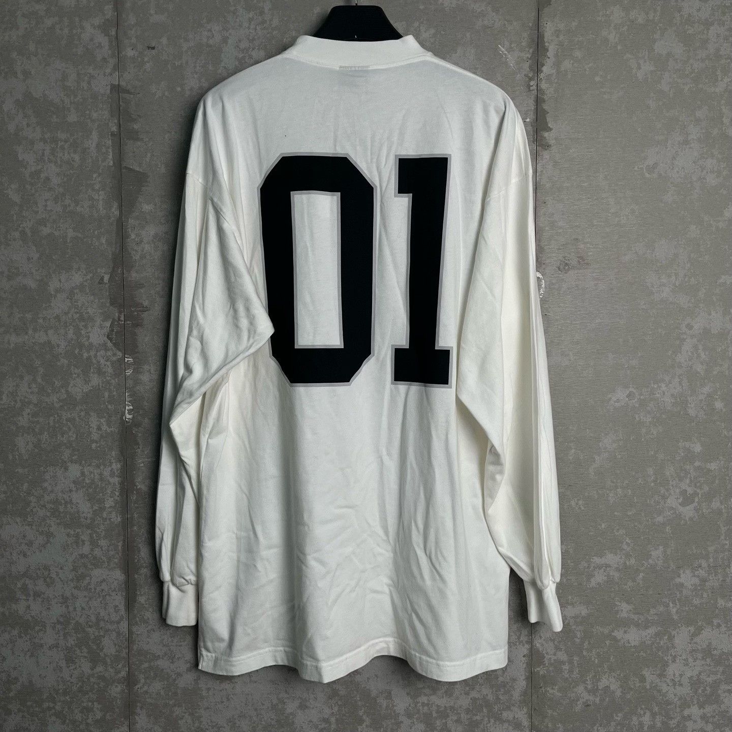 Balenciaga Balenciaga 01 Logo Long Sleeve Jersey US L Size US L / EU 52-54 / 3 - 5 Thumbnail