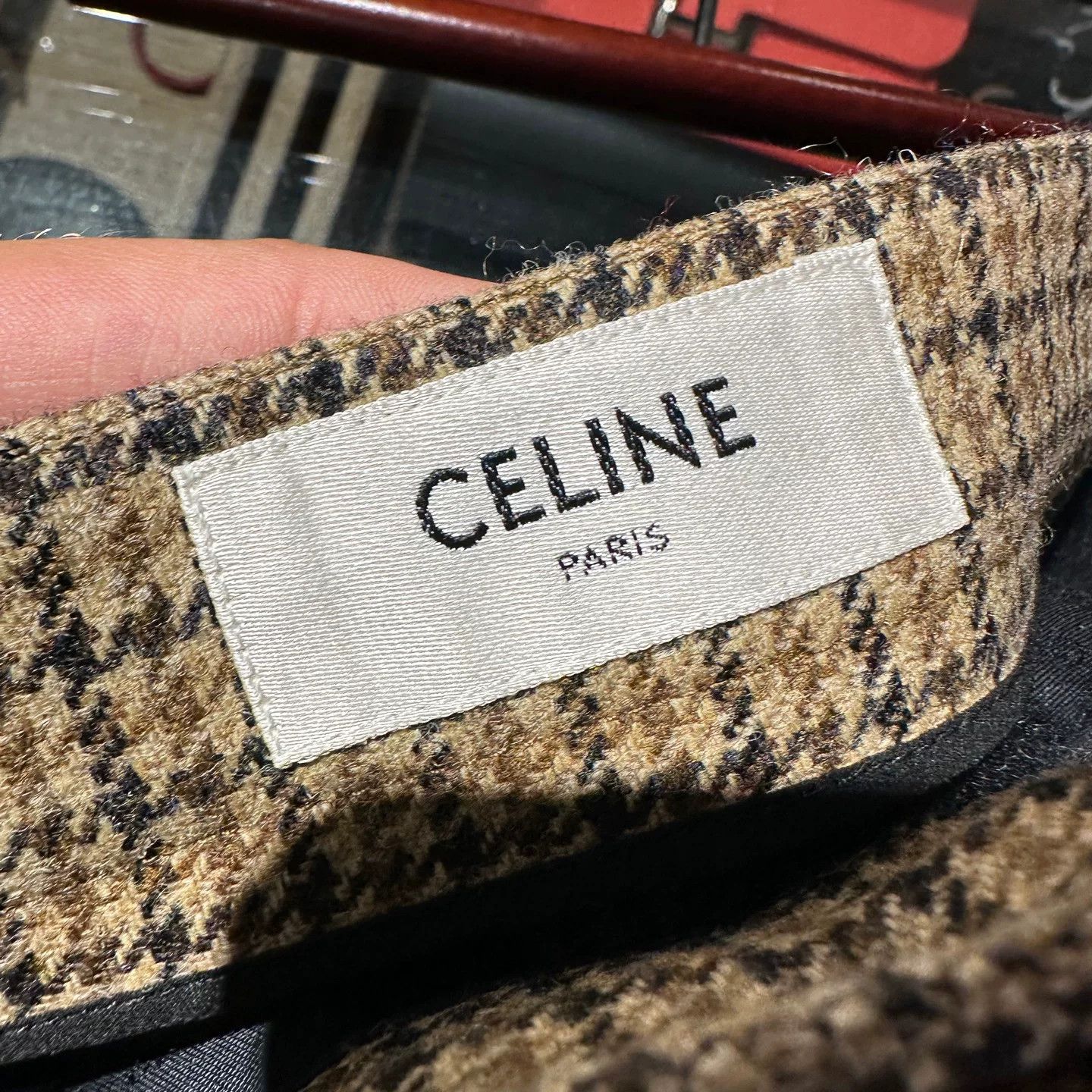 Celine Celine Plaid Gold T-Shirt it_38 Women Size XS / US 0-2 / IT 36-38 - 3 Thumbnail