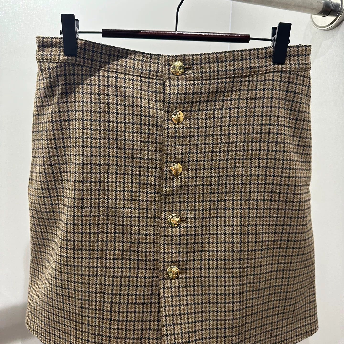 Celine Celine Plaid Gold T-Shirt it_38 Women Size XS / US 0-2 / IT 36-38 - 7 Thumbnail