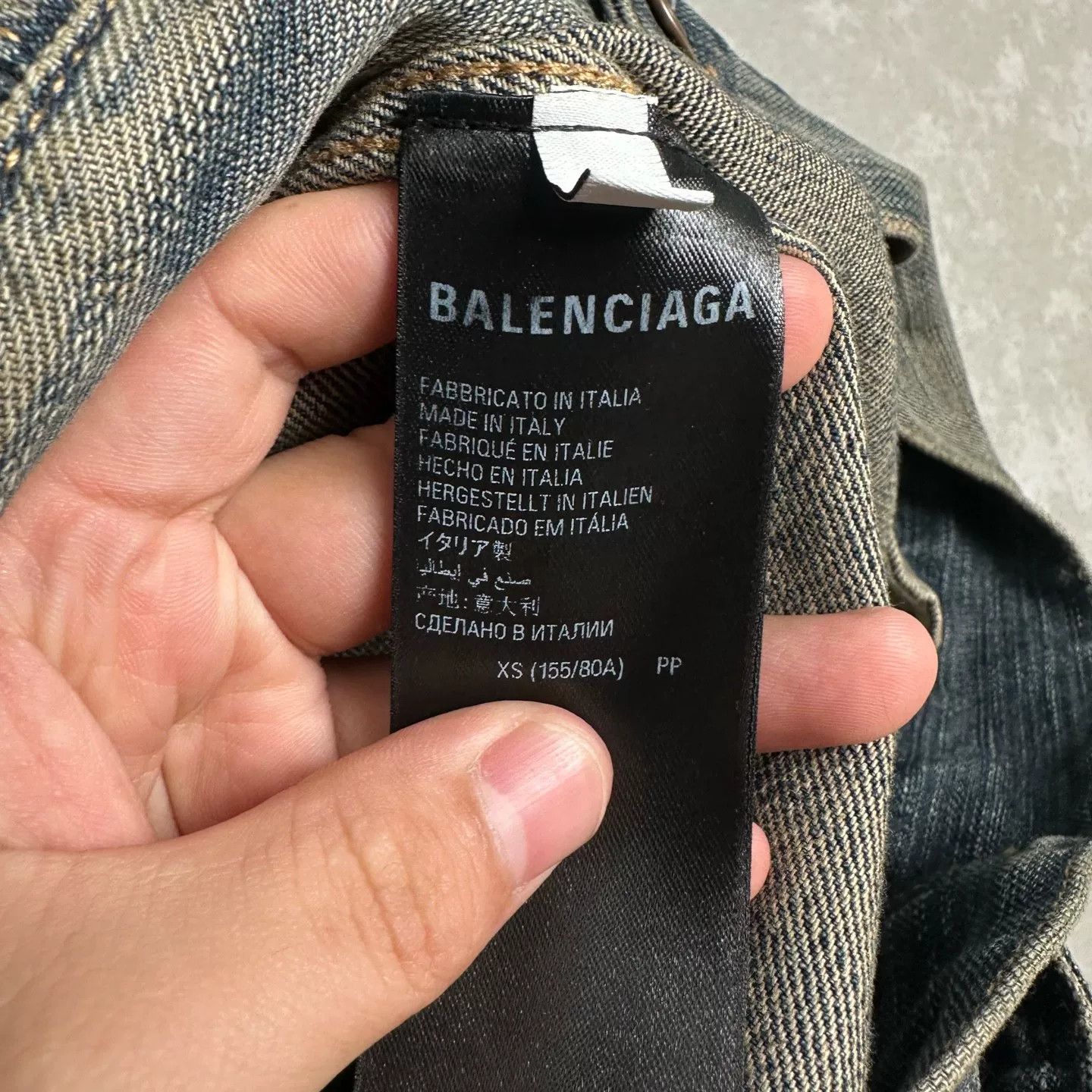 Balenciaga Balenciaga Bitcoin Logo Denim Jacket XS Size US XS / EU 42 / 0 - 5 Thumbnail