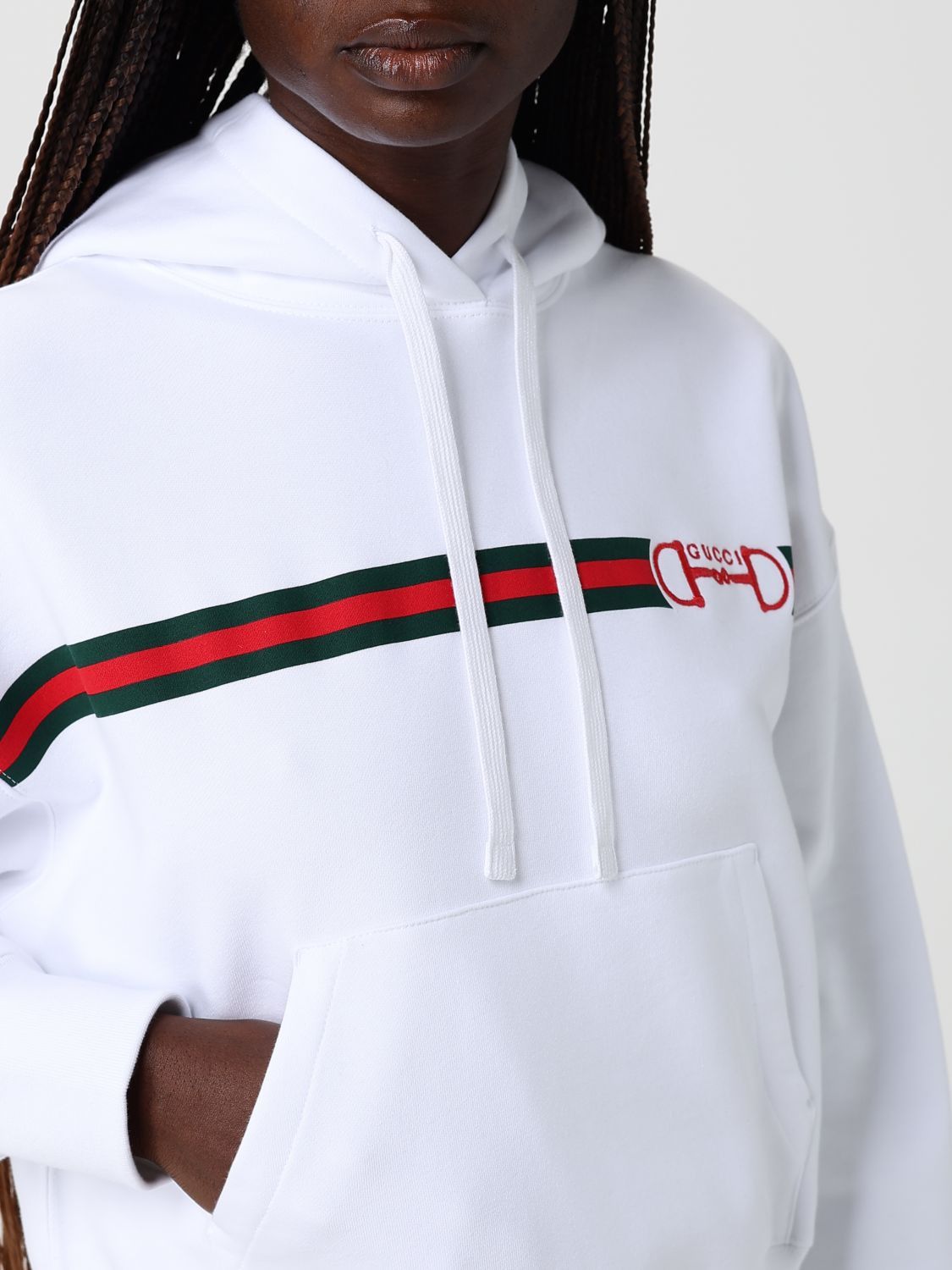Gucci Gucci Sweatshirt Woman White Size S / US 4 / IT 40 - 4 Thumbnail