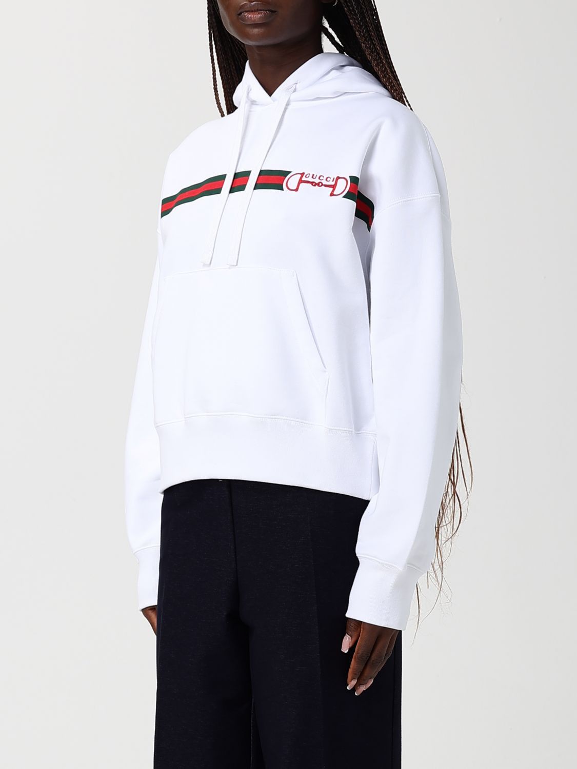Gucci Gucci Sweatshirt Woman White Size S / US 4 / IT 40 - 3 Thumbnail