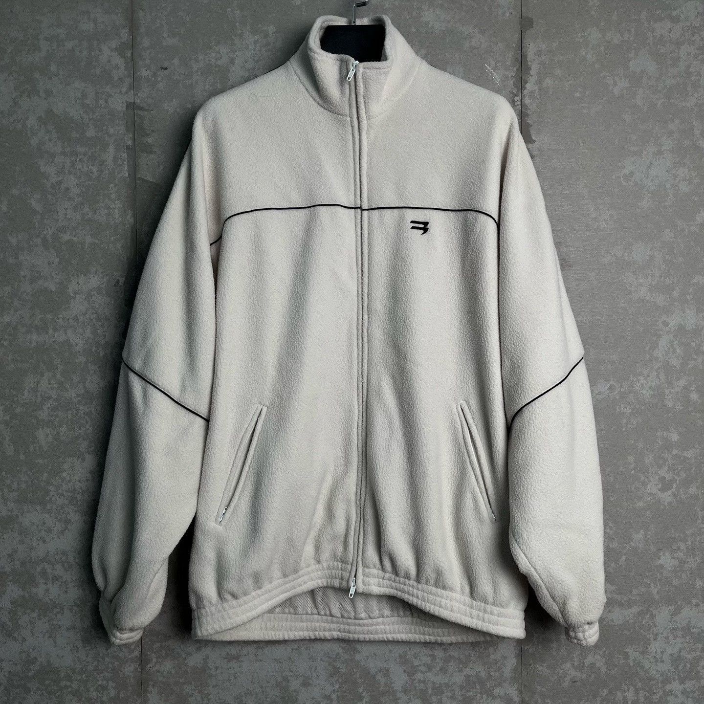 Balenciaga Balenciaga Embroidered Fleece Piping Jacket 48 Size US M / EU 48-50 / 2 - 2 Thumbnail