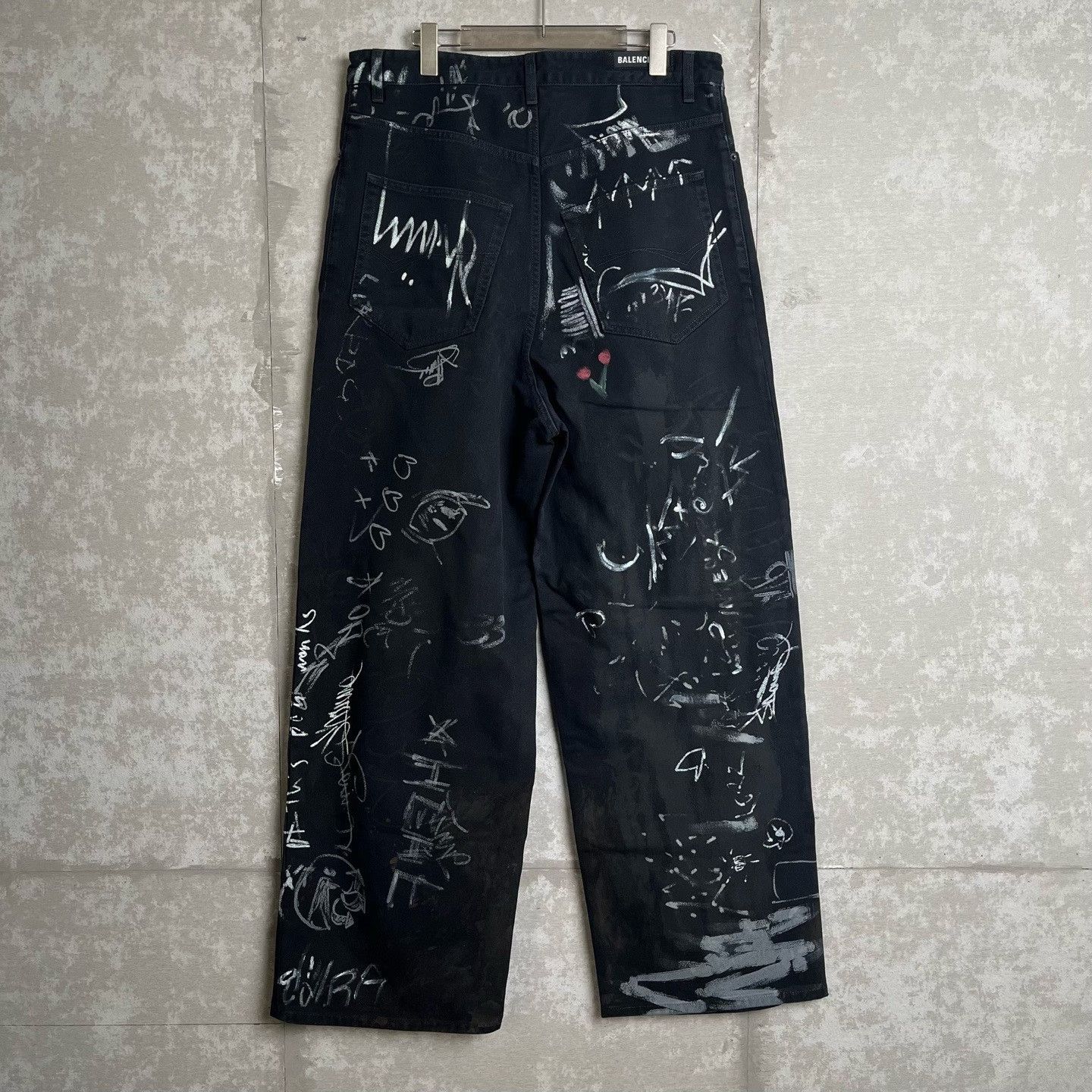 Balenciaga Balenciaga Graffiti Print Denim Jeans Size M Size US 32 / EU 48 - 5 Thumbnail