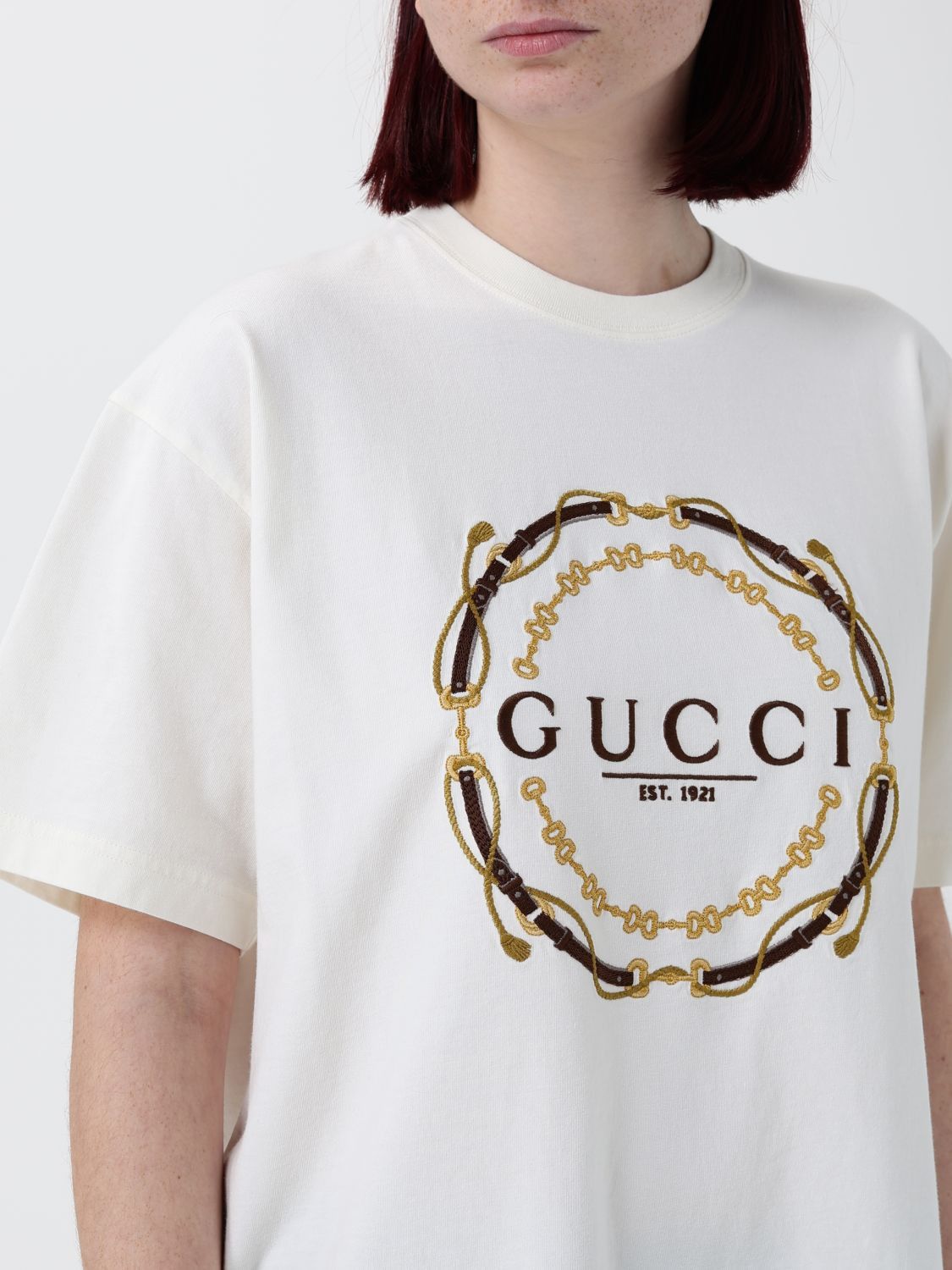 Gucci Gucci T-Shirt Woman Milk Size XS / US 0-2 / IT 36-38 - 4 Thumbnail