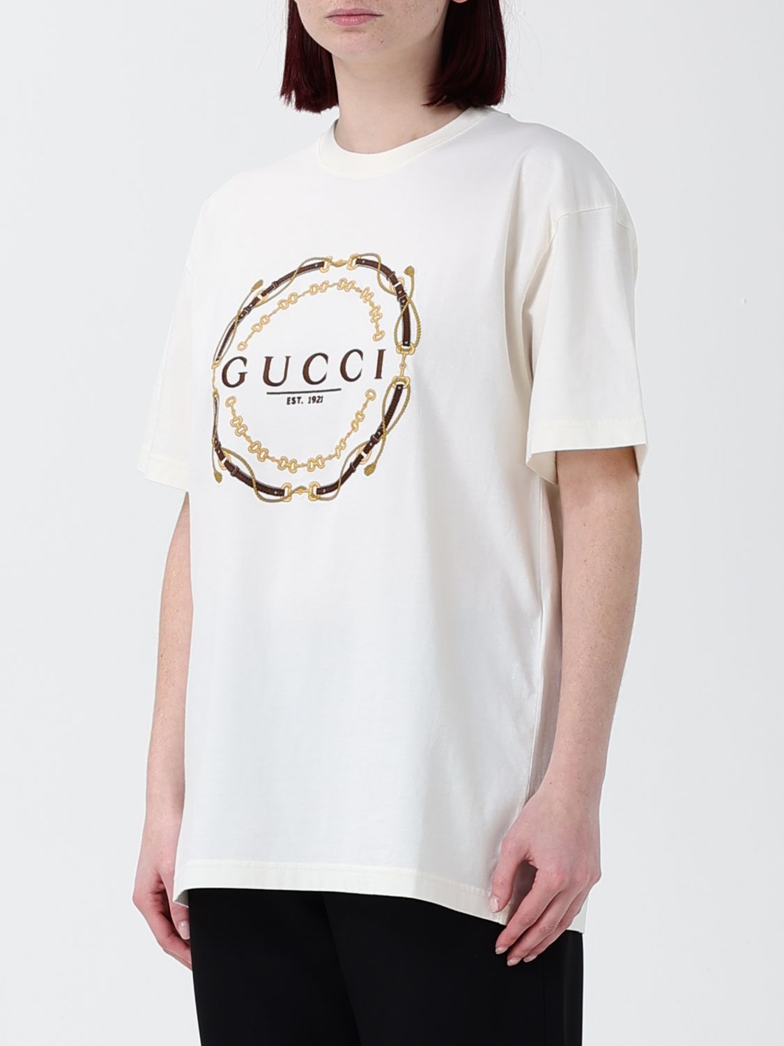 Gucci Gucci T-Shirt Woman Milk Size XS / US 0-2 / IT 36-38 - 3 Thumbnail