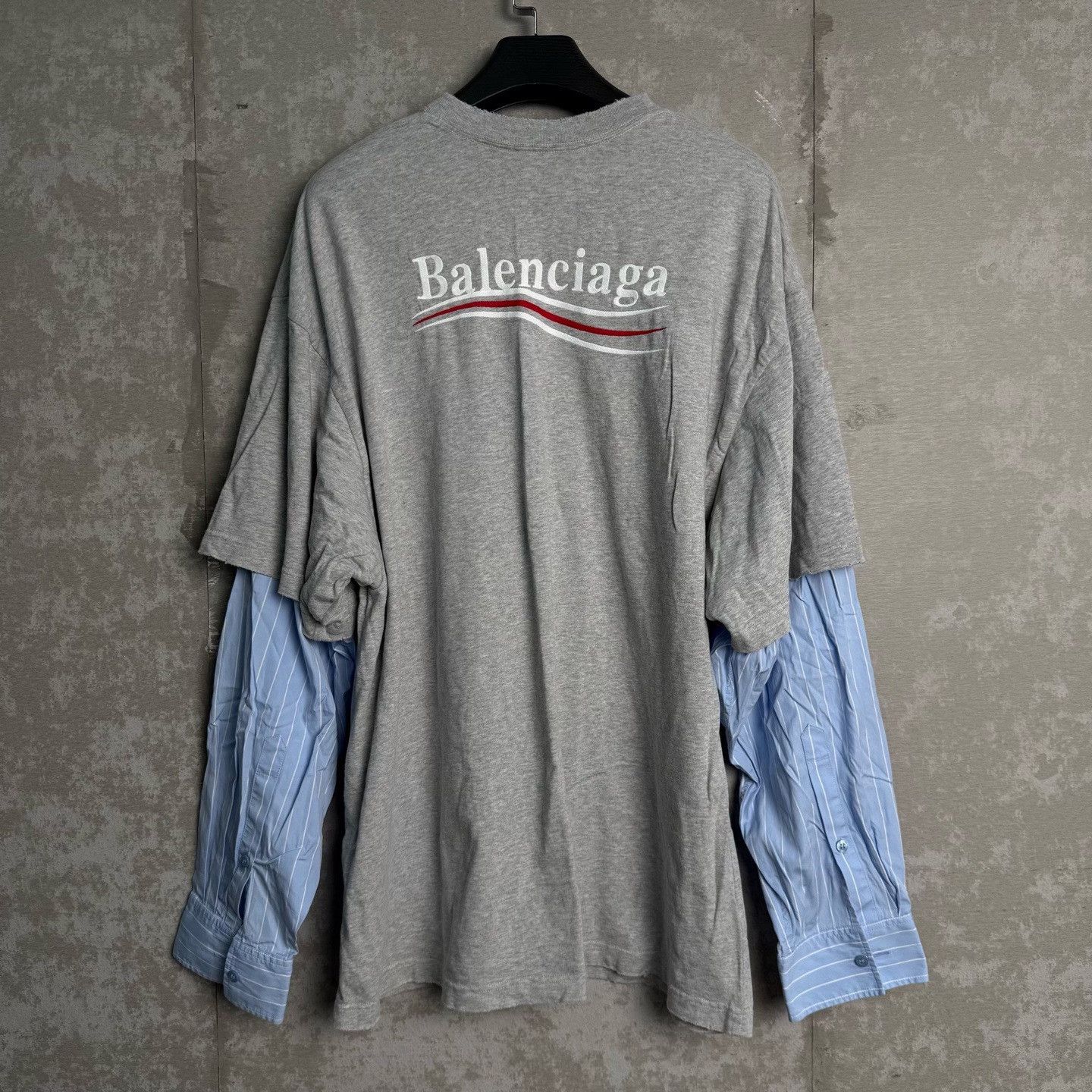 Balenciaga Balenciaga Layered Political Campaign Long Sleeve XS Size US XS / EU 42 / 0 - 5 Thumbnail