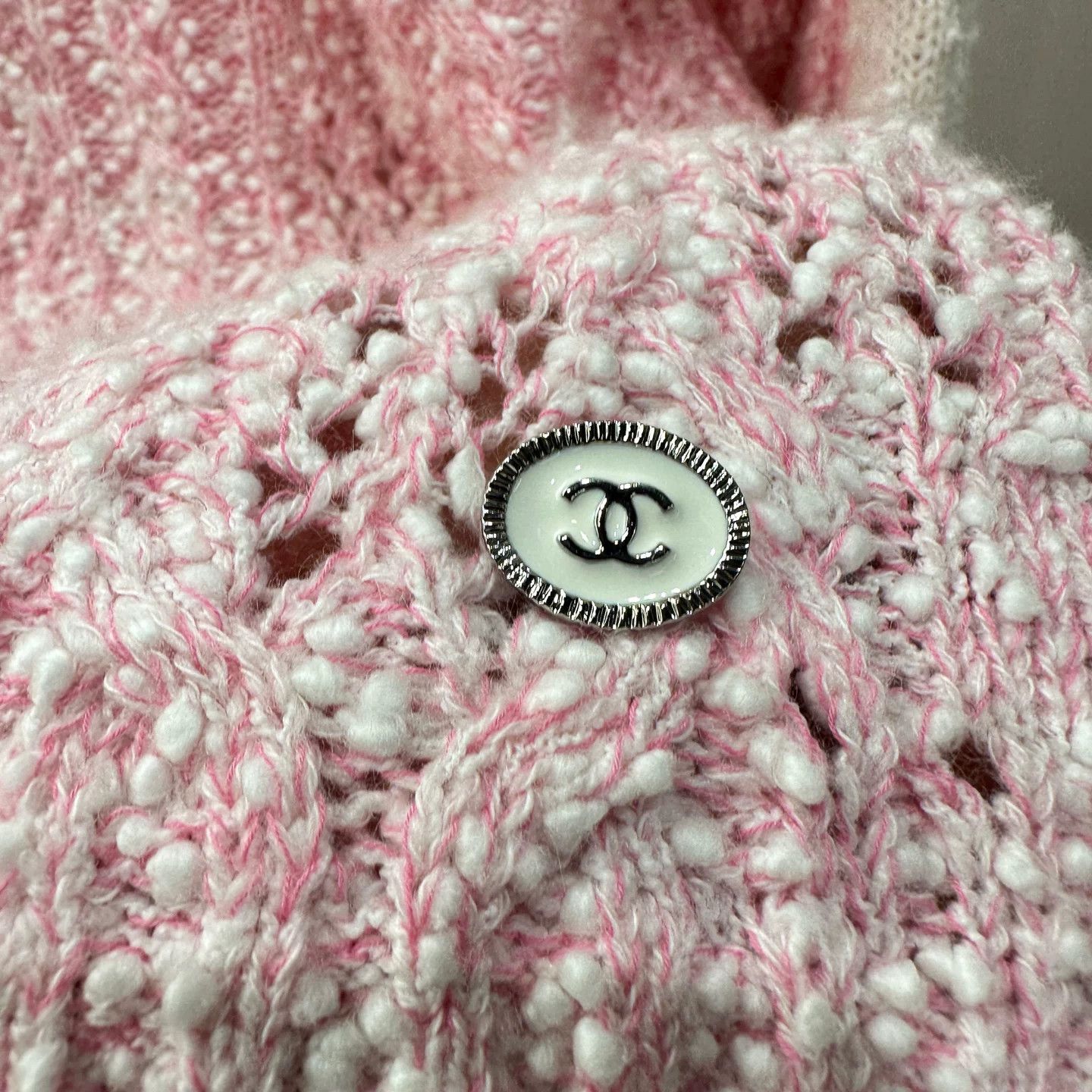Chanel Chanel Knit Pink T-Shirt us_4 Women Size S / US 4 / IT 40 - 6 Thumbnail