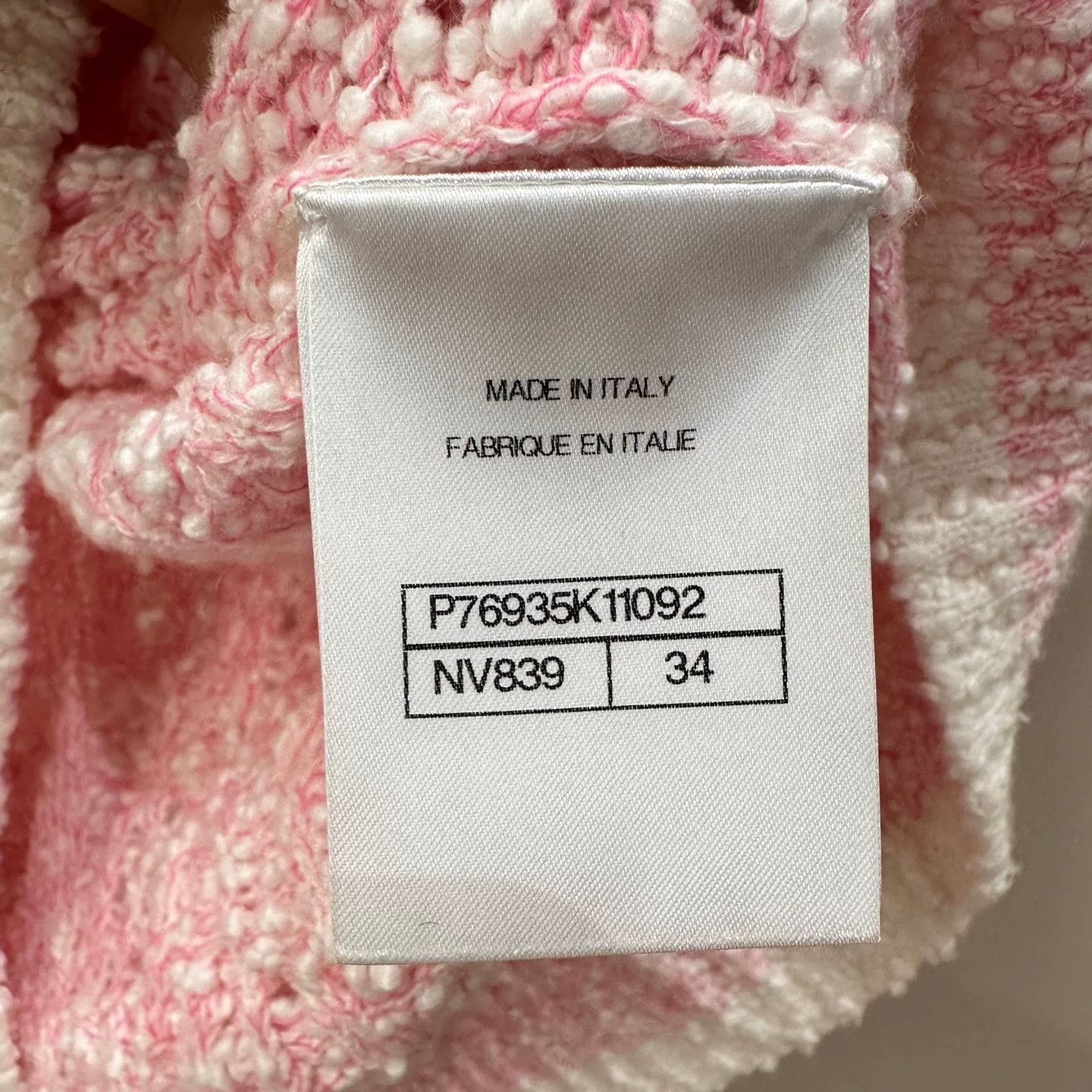 Chanel Chanel Knit Pink T-Shirt us_4 Women Size S / US 4 / IT 40 - 4 Thumbnail