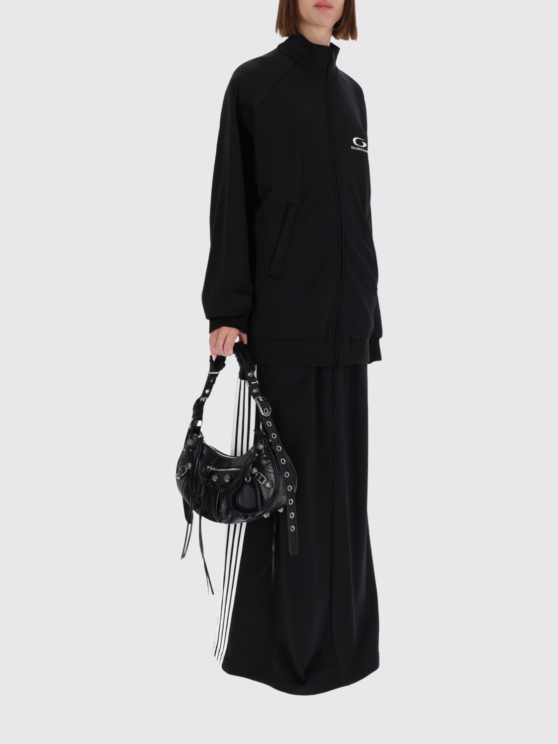 Balenciaga Balenciaga Sweatshirt Woman Black Size XS / US 0-2 / IT 36-38 - 2 Thumbnail