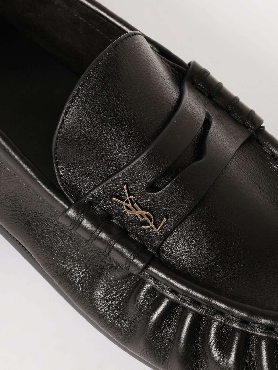 Saint Laurent Paris Saint Laurent Loafers Men Black Size US 7 / EU 40 - 4 Thumbnail