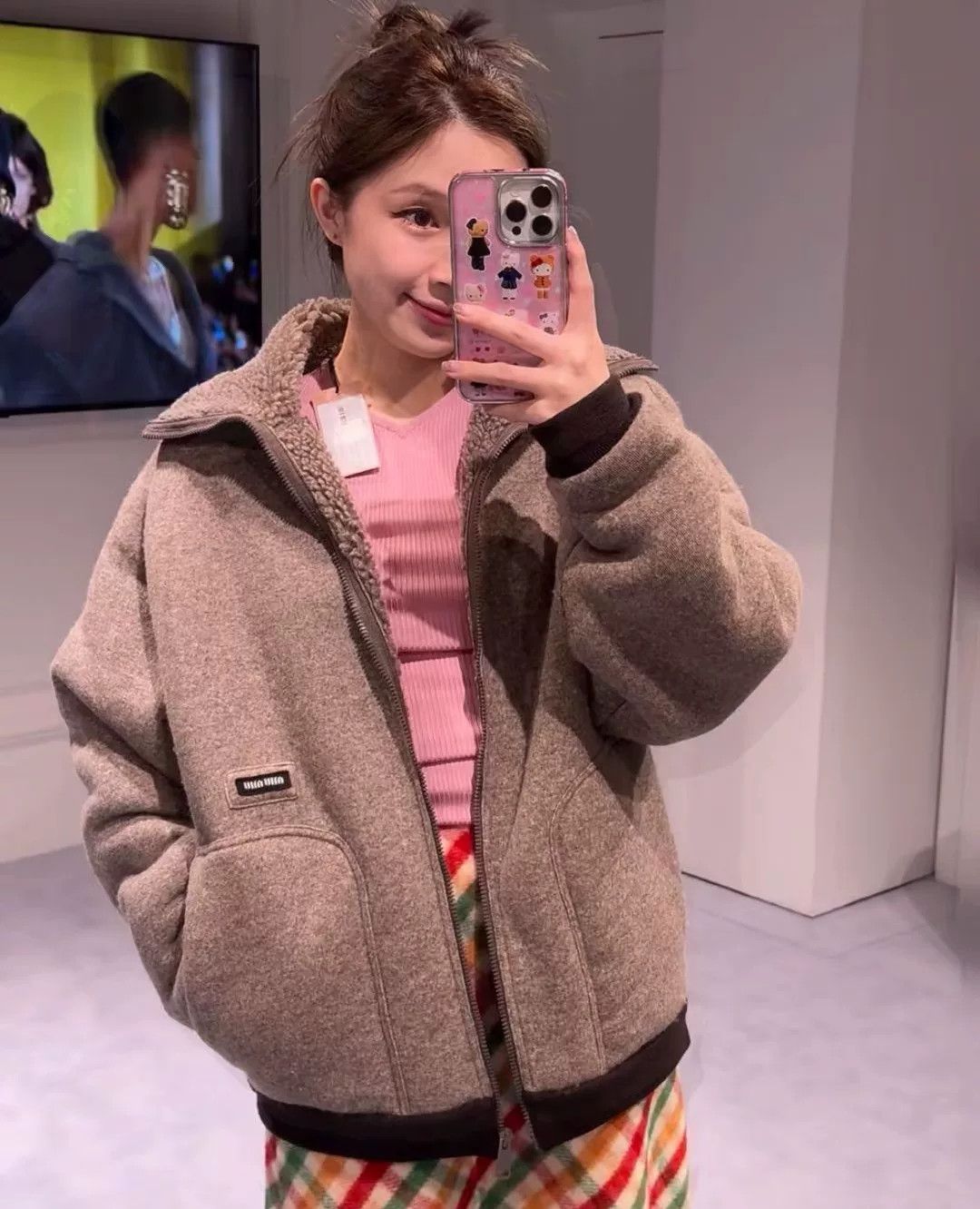 Miu Miu Miu Miu Sherpa Fleece Lined Wool Hooded Jacket 42 Size M / US 6-8 / IT 42-44 - 6 Thumbnail