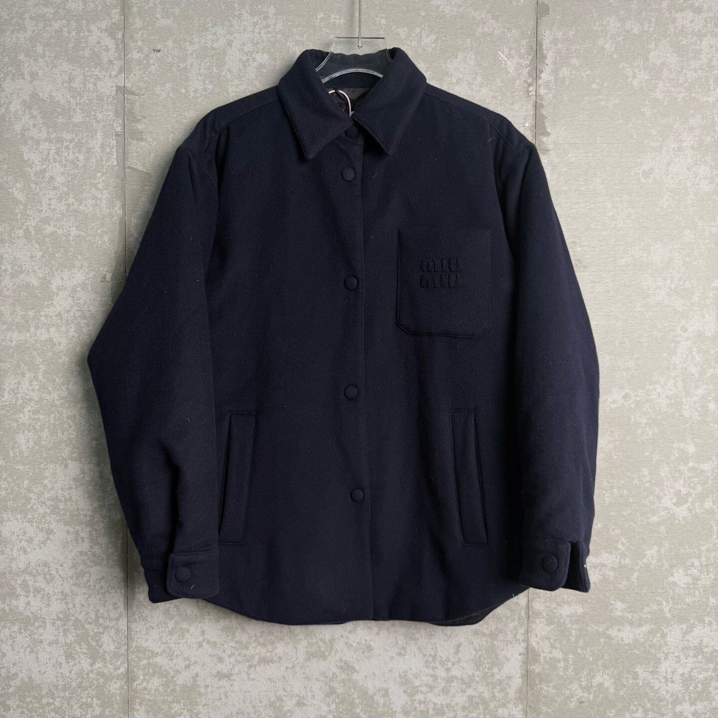 Miu Miu Miu Miu Wool Cashmere Down Lined Jacket IT 40 Size S / US 4 / IT 40 - 2 Thumbnail