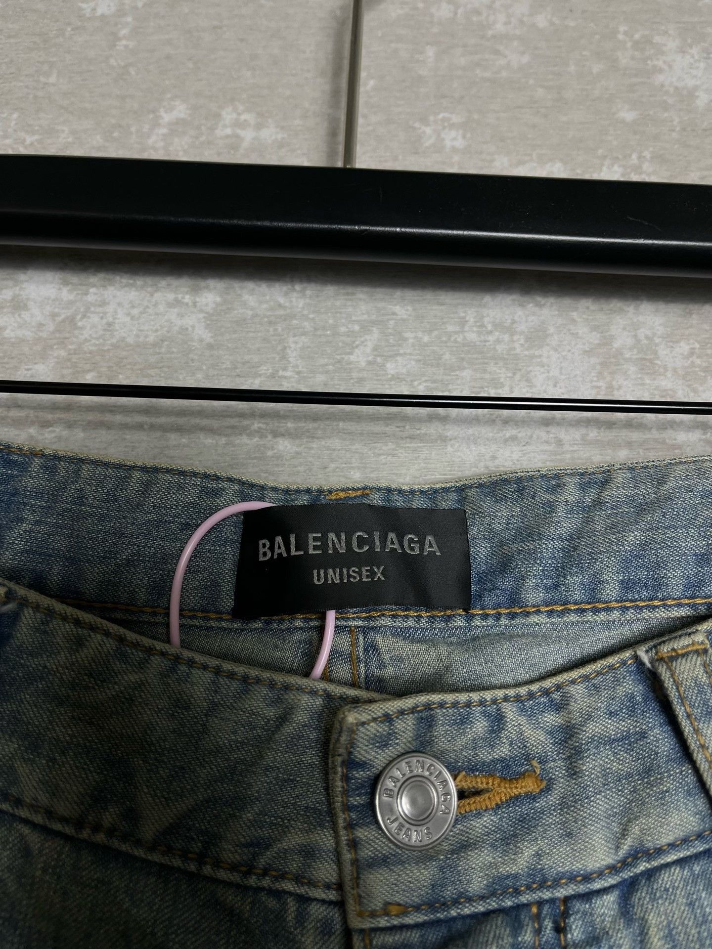 Balenciaga Balenciaga Washed Distressed Wide Leg Jeans US 28 Size US 28 / EU 44 - 4 Thumbnail