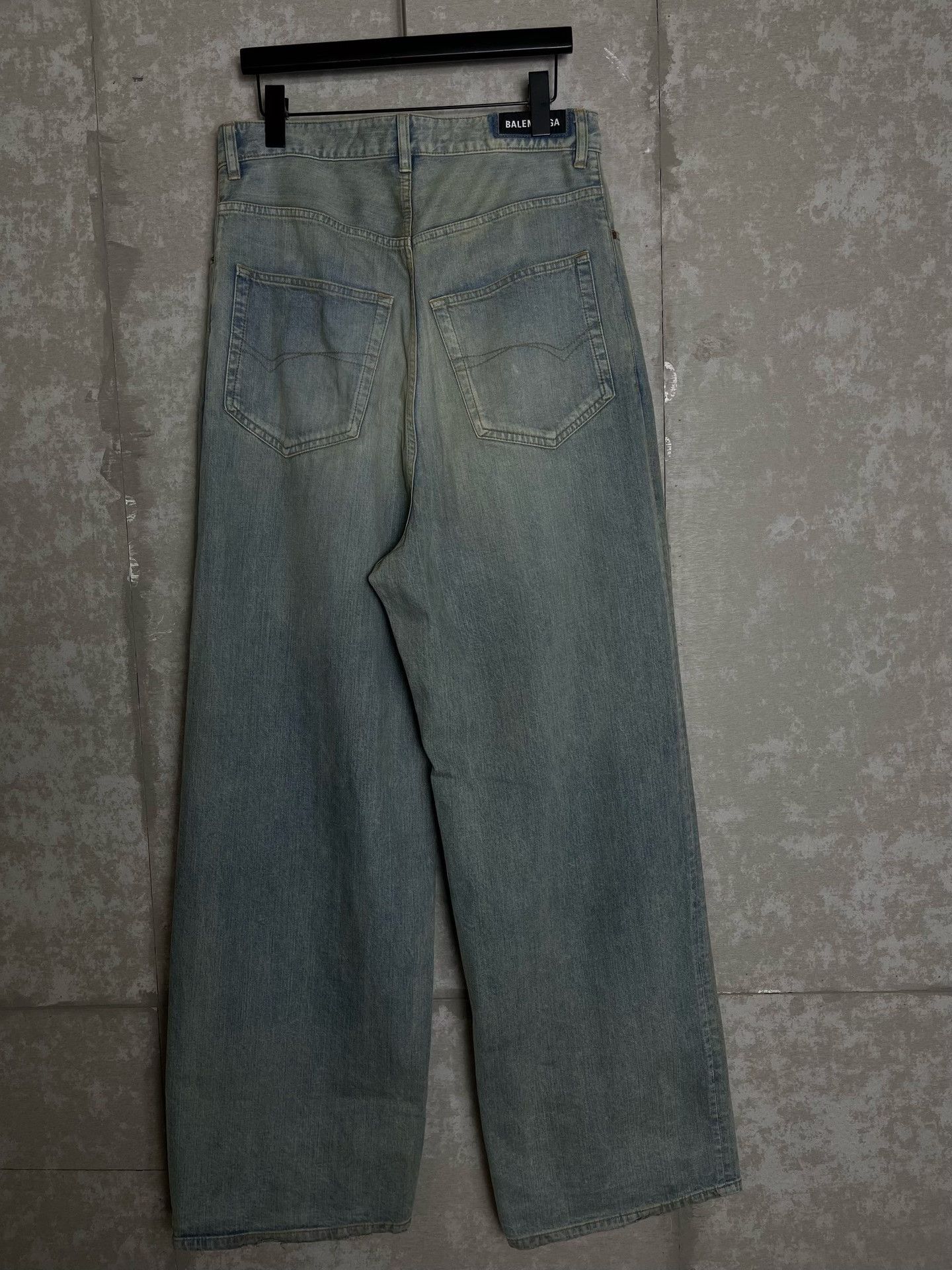 Balenciaga Balenciaga Washed Distressed Wide Leg Jeans US 28 Size US 28 / EU 44 - 3 Thumbnail