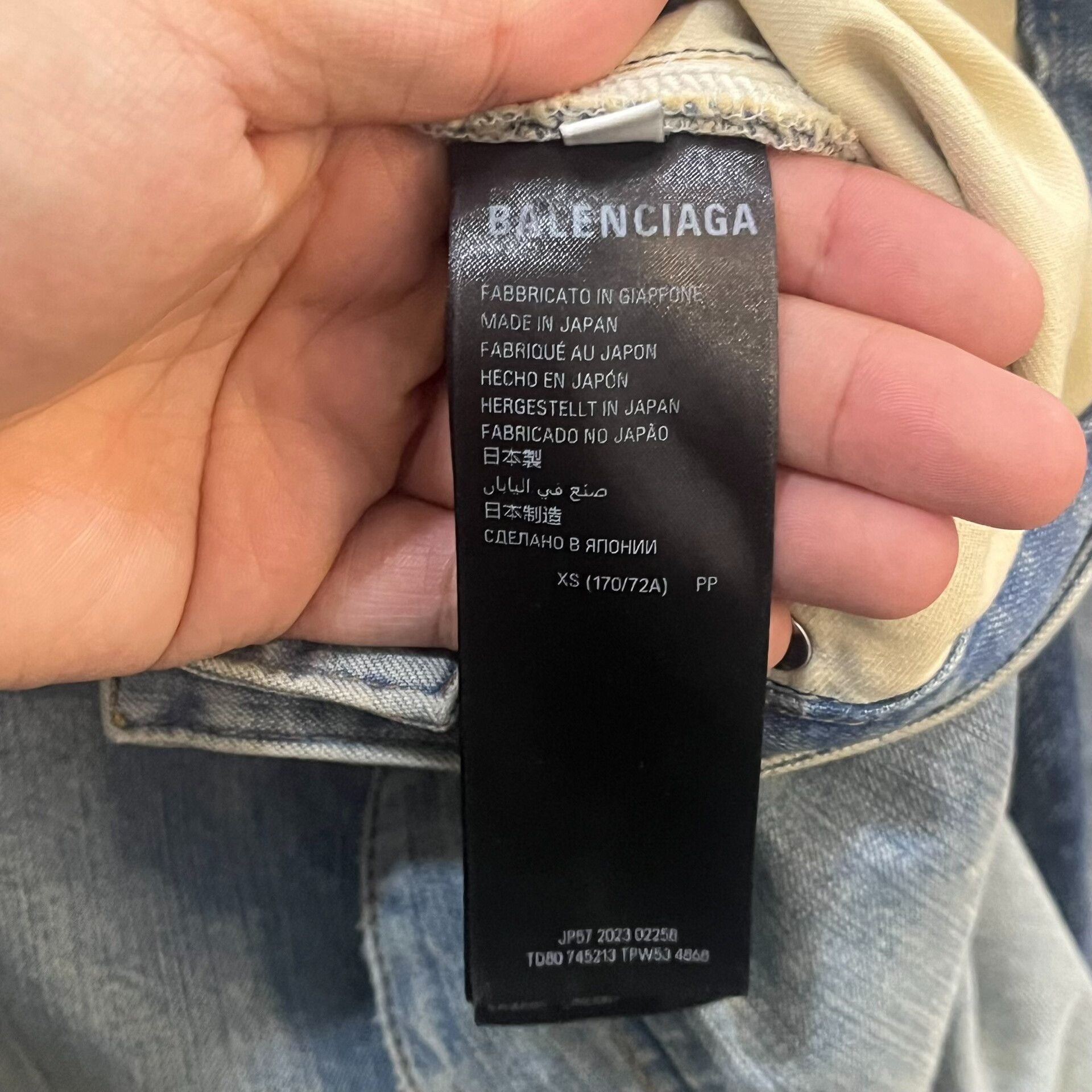 Balenciaga Balenciaga Washed Distressed Wide Leg Jeans US 28 Size US 28 / EU 44 - 6 Thumbnail