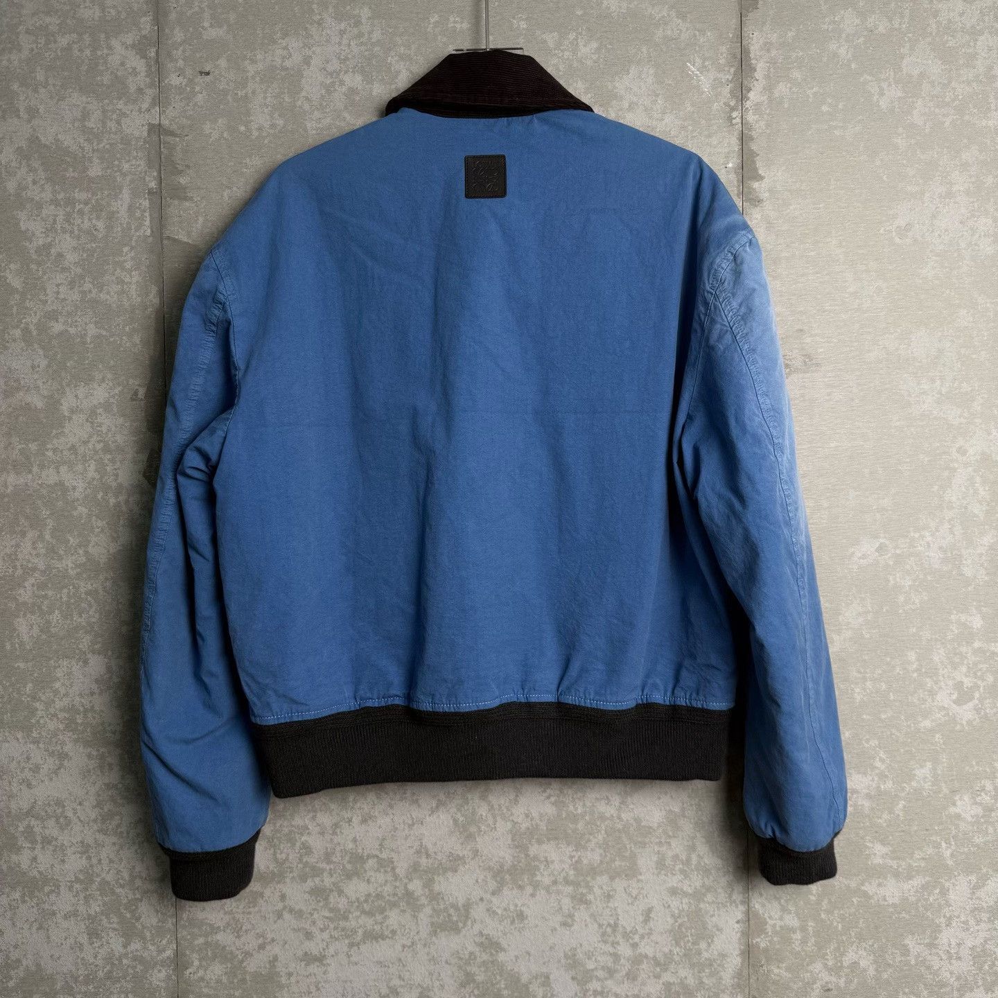 Loewe LOEWE Washed Blue Cotton Bomber Jacket 48 Size US M / EU 48-50 / 2 - 5 Thumbnail