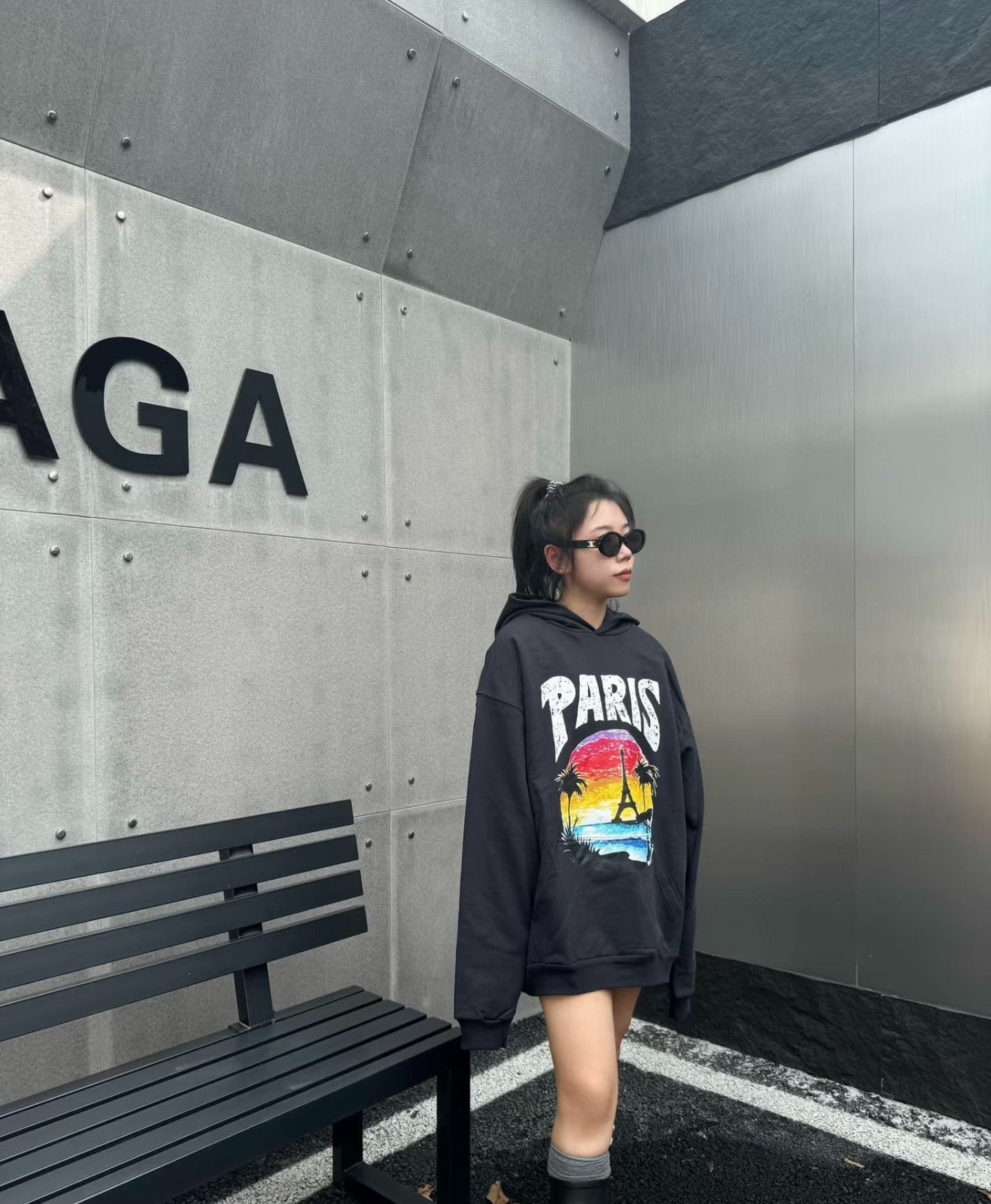 Balenciaga Balenciaga Sunset Print Hoodie Size 2 Size US M / EU 48-50 / 2 - 6 Thumbnail