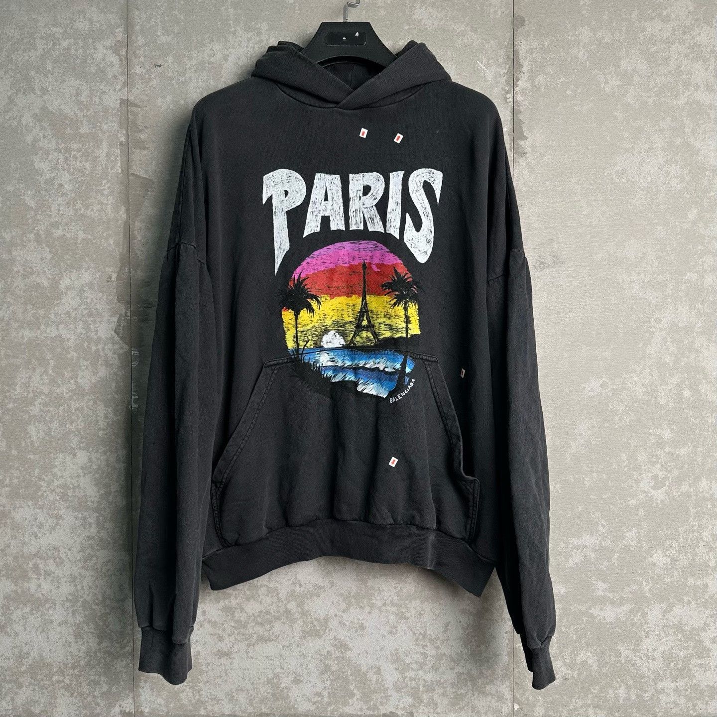 Balenciaga Balenciaga Sunset Print Hoodie Size 2 Size US M / EU 48-50 / 2 - 2 Thumbnail
