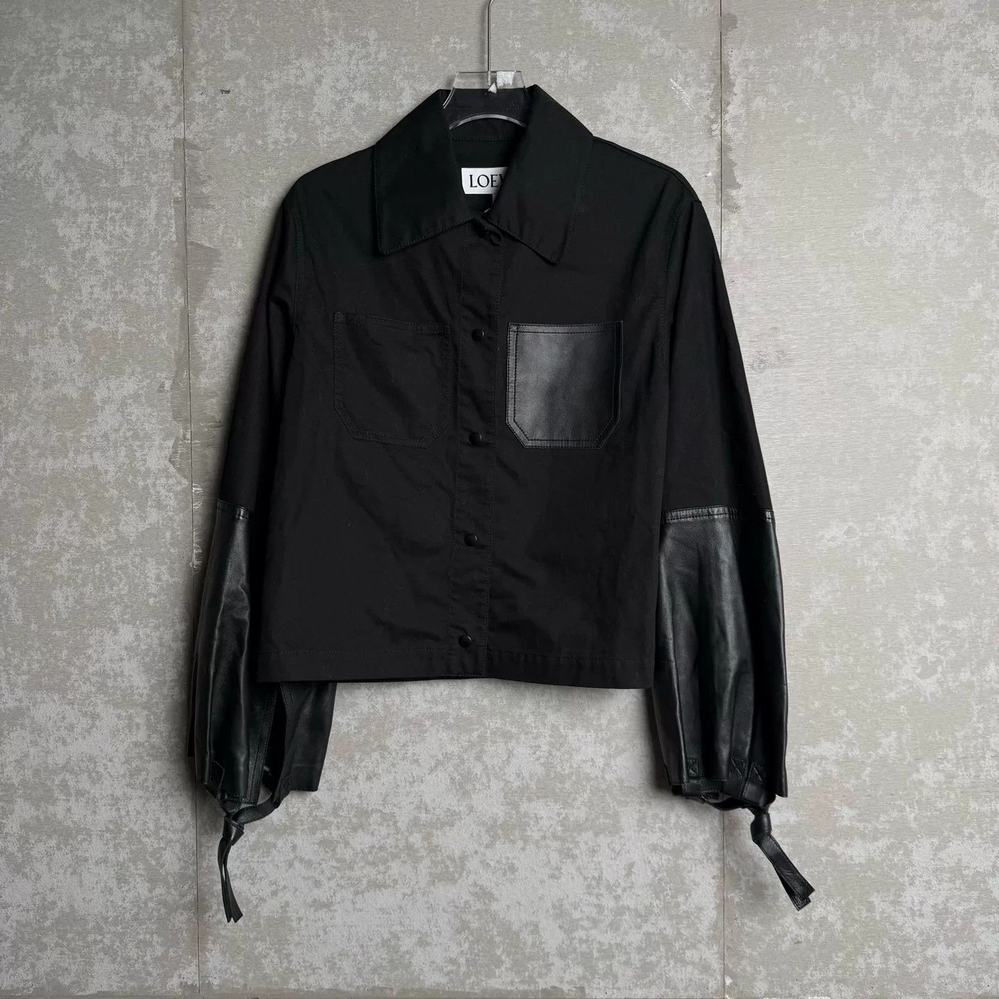 Loewe Loewe Leather Patch Cotton Jacket Size 38 Size S / US 4 / IT 40 - 2 Thumbnail