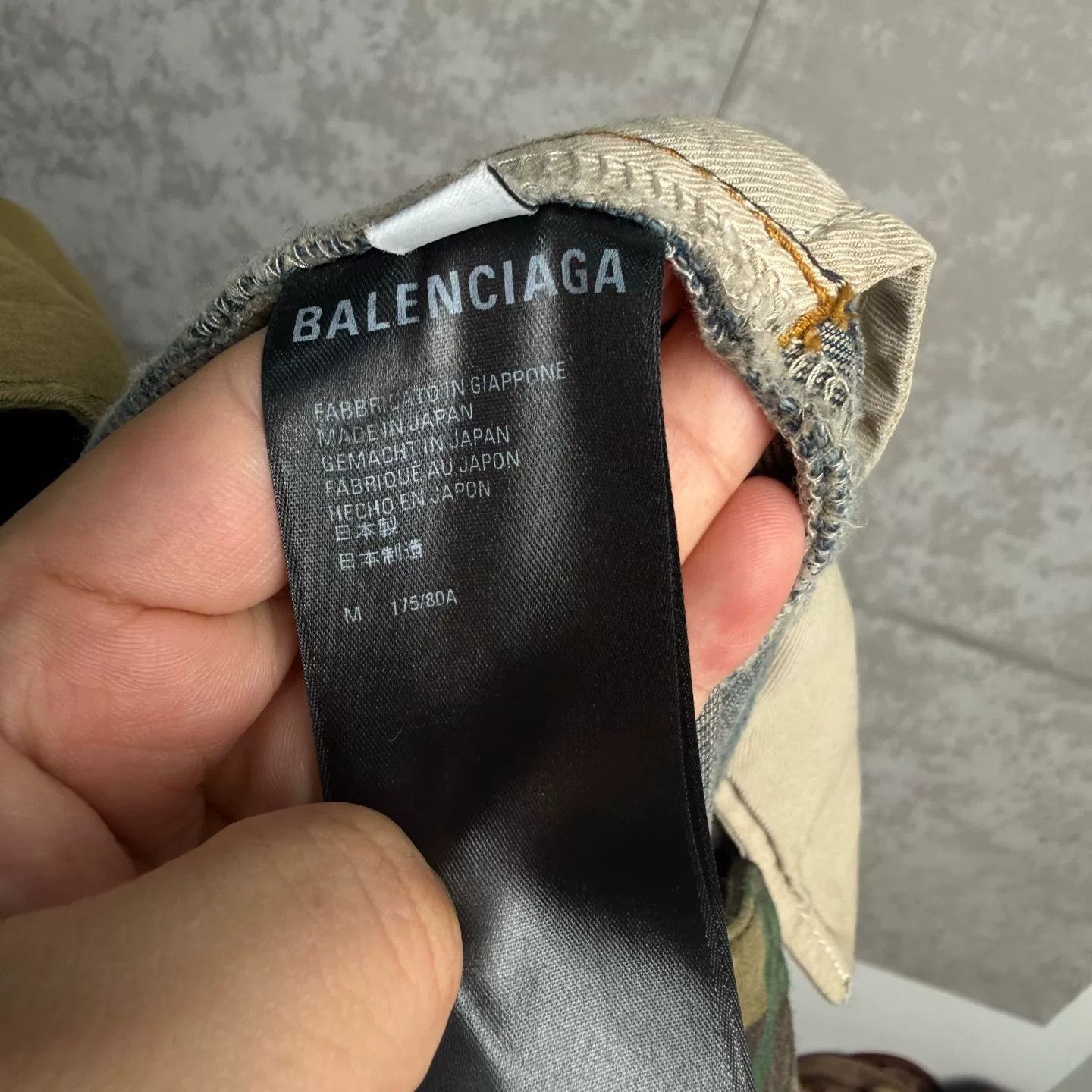 Balenciaga Balenciaga Camo Double Waist Denim Jeans M Size US 34 / EU 50 - 5 Thumbnail