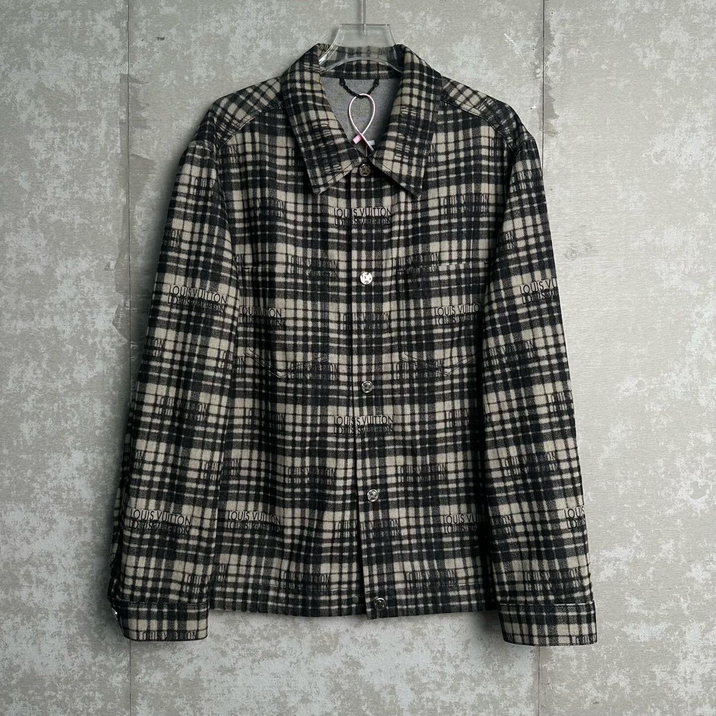 Louis Vuitton Louis Vuitton Plaid Check Shirt Jacket Size 48 Size US M / EU 48-50 / 2 - 2 Thumbnail